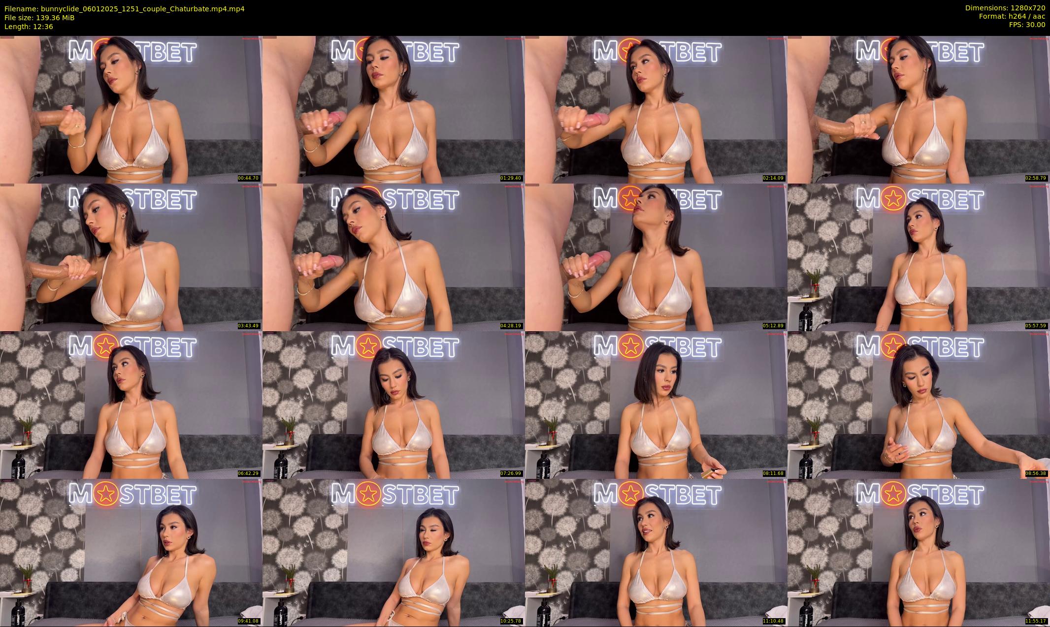 bunnyclide — 13 minute Chaturbate couple cam show recording, 720p, Jan 6, 2025