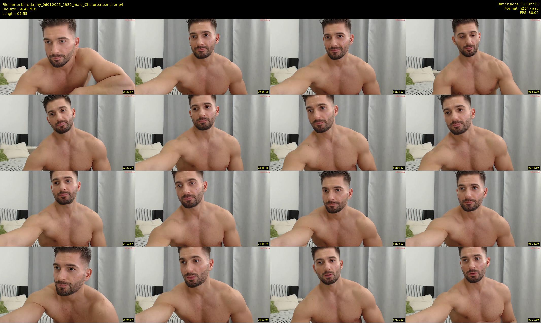 bunzdanny — 8 minute Chaturbate male cam show recording, 720p, Jan 6, 2025