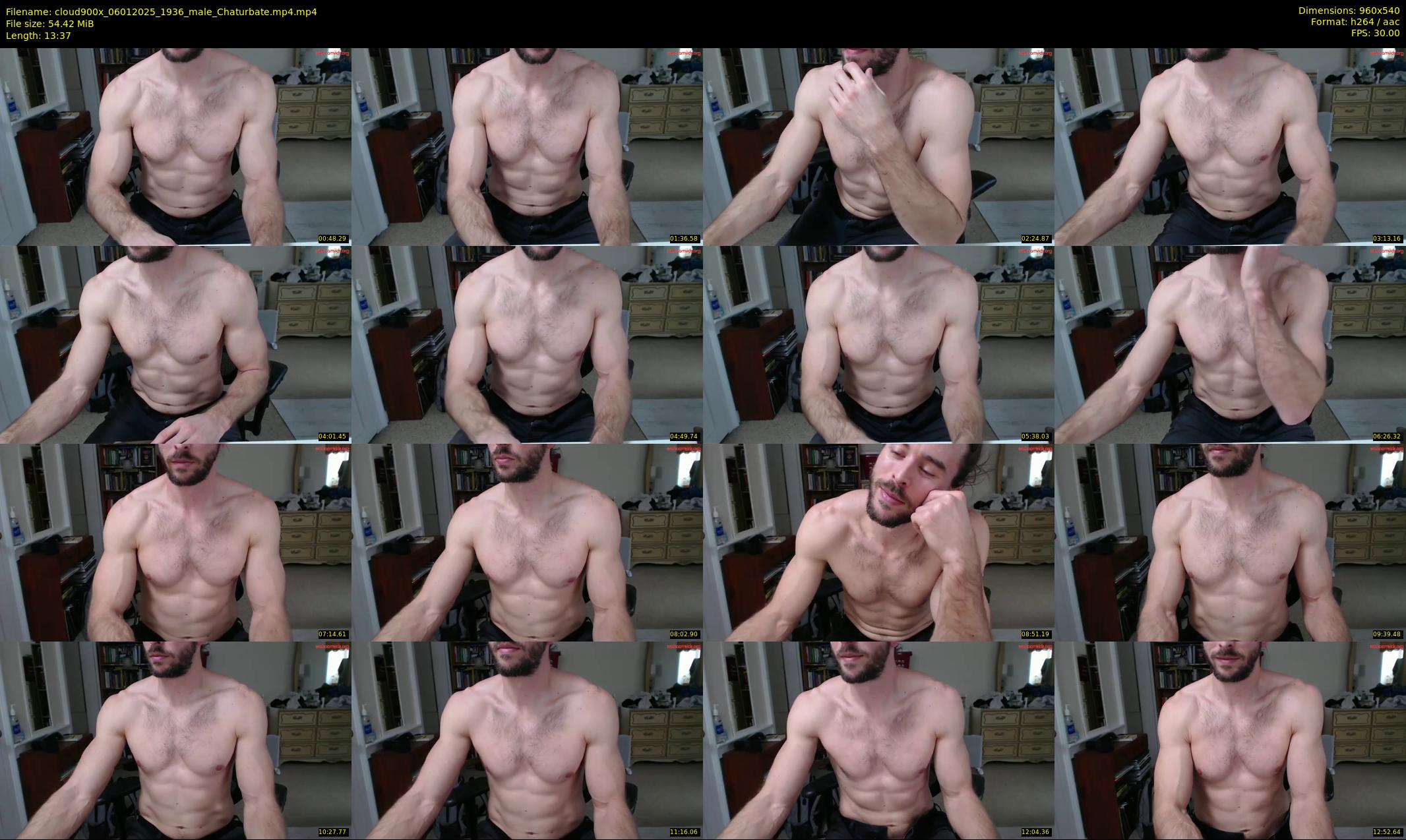 cloud900x — 14 minute Chaturbate male cam show recording, 480p, Jan 6, 2025