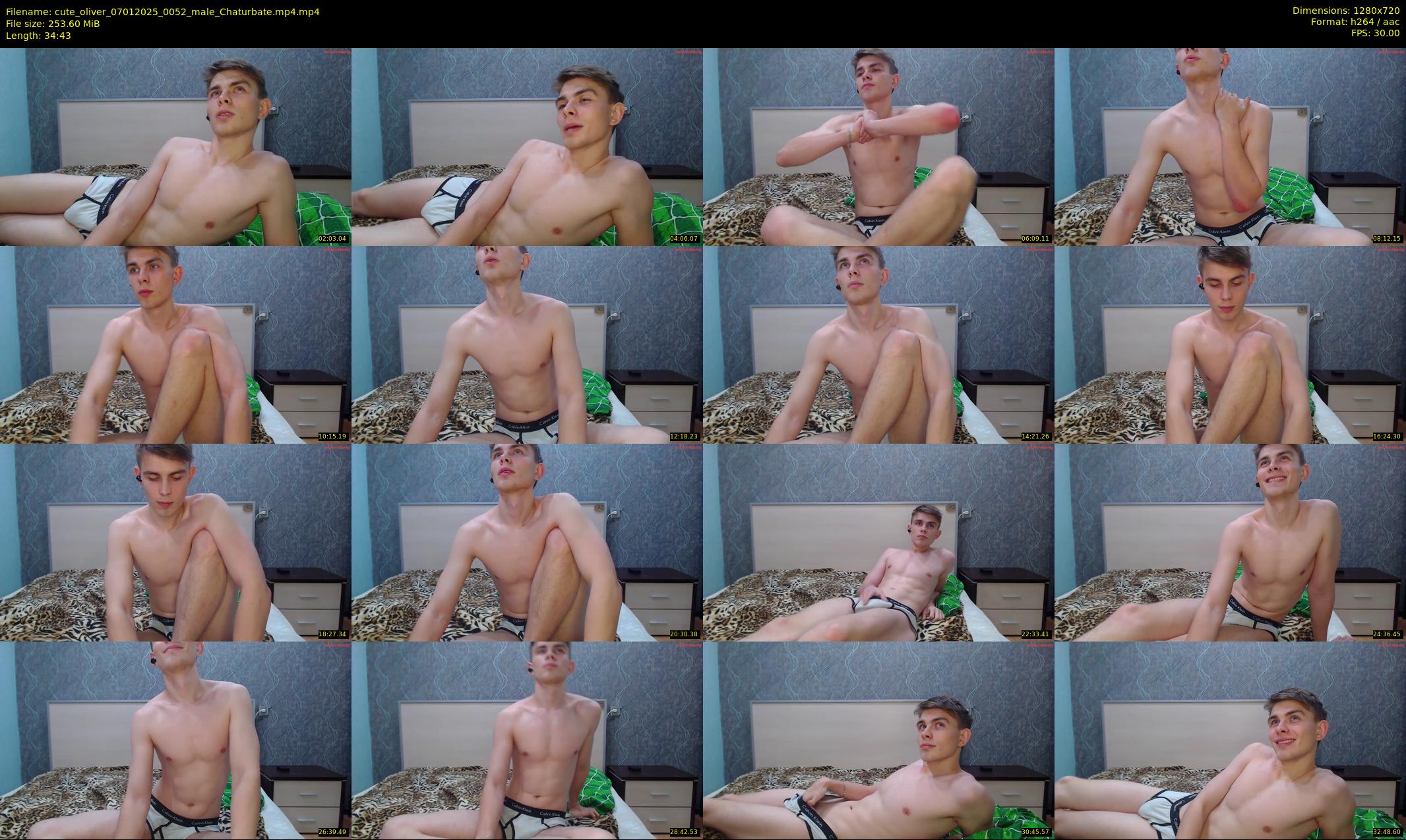 cute_oliver — 35 minute Chaturbate male cam show recording, 720p, Jan 7, 2025