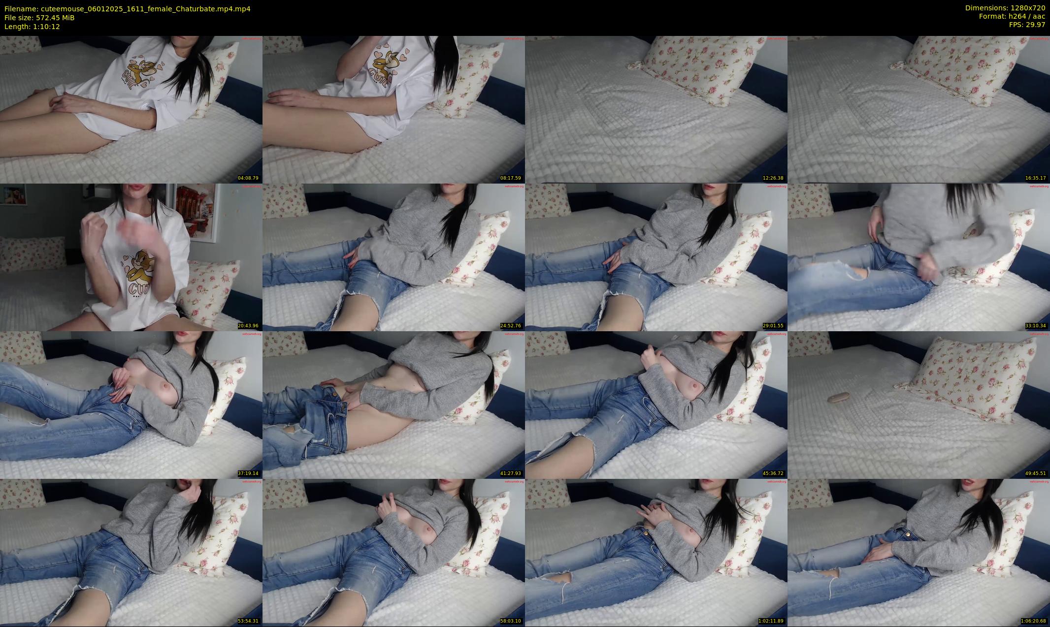 cuteemouse — 71 minute Chaturbate female cam show recording, 720p, Jan 6, 2025