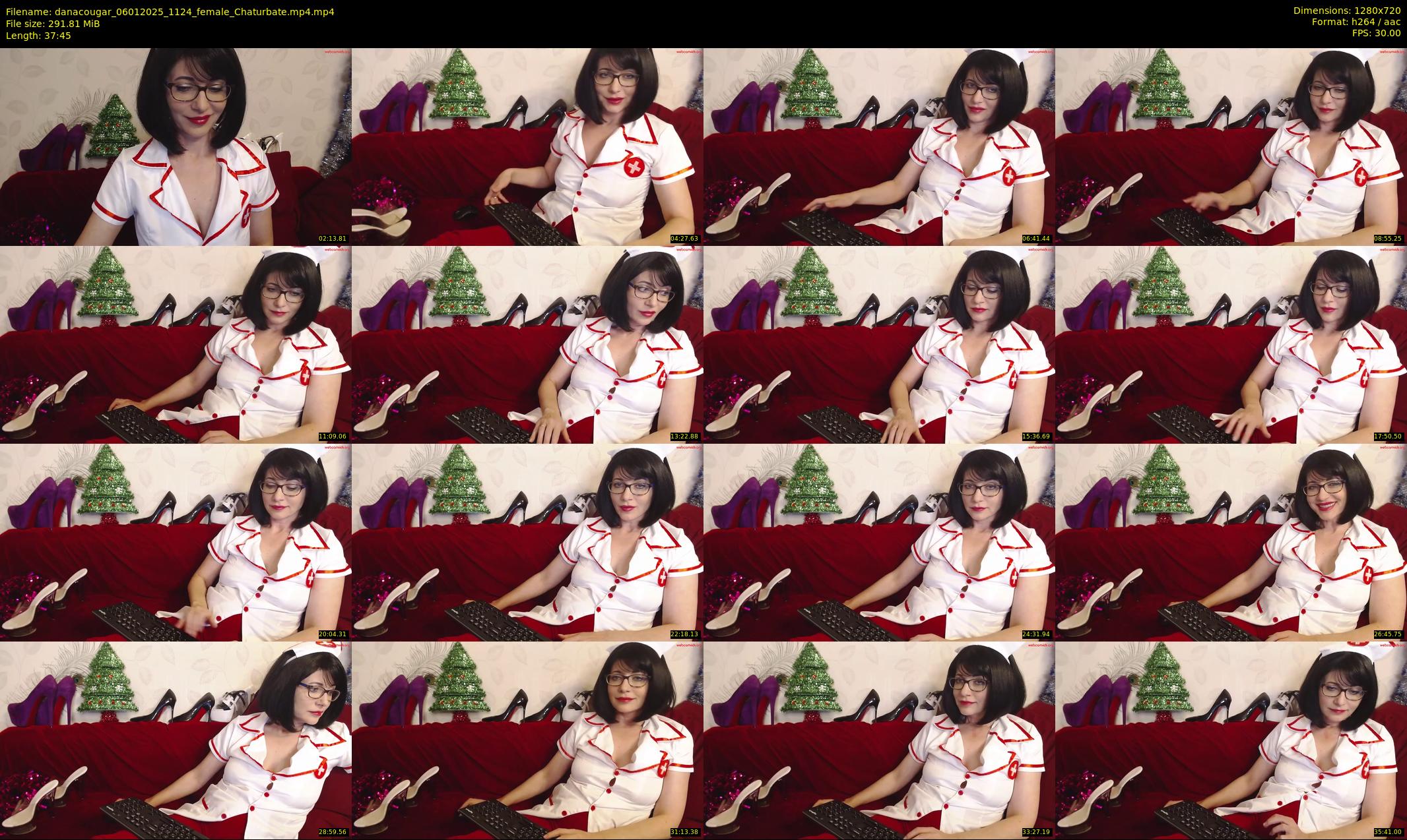 danacougar — 38 minute Chaturbate female cam show recording, 720p, Jan 6, 2025