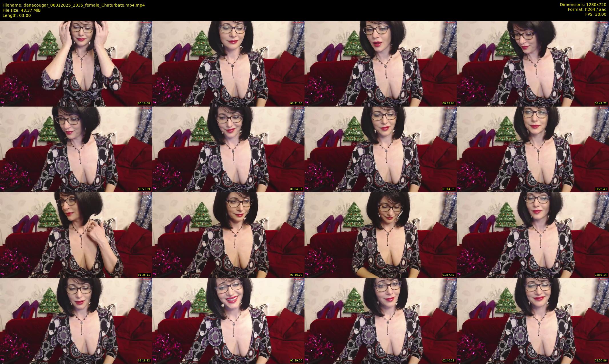 danacougar — 3 minute Chaturbate female cam show recording, 720p, Jan 6, 2025
