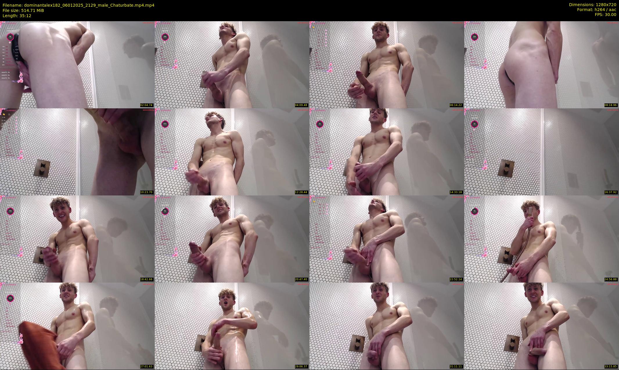 dominantalex182 — 36 minute Chaturbate male cam show recording, 720p, Jan 6, 2025