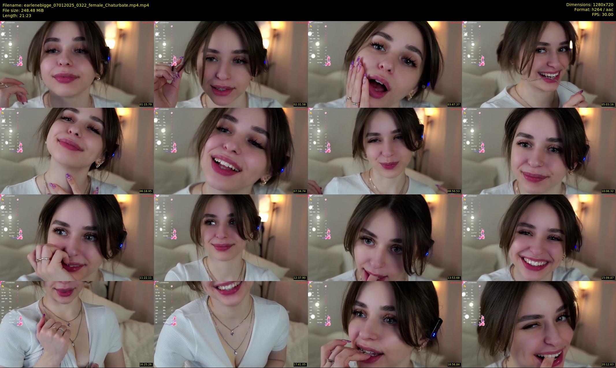 earlenebigge — 22 minute Chaturbate female cam show recording, 720p, Jan 7, 2025