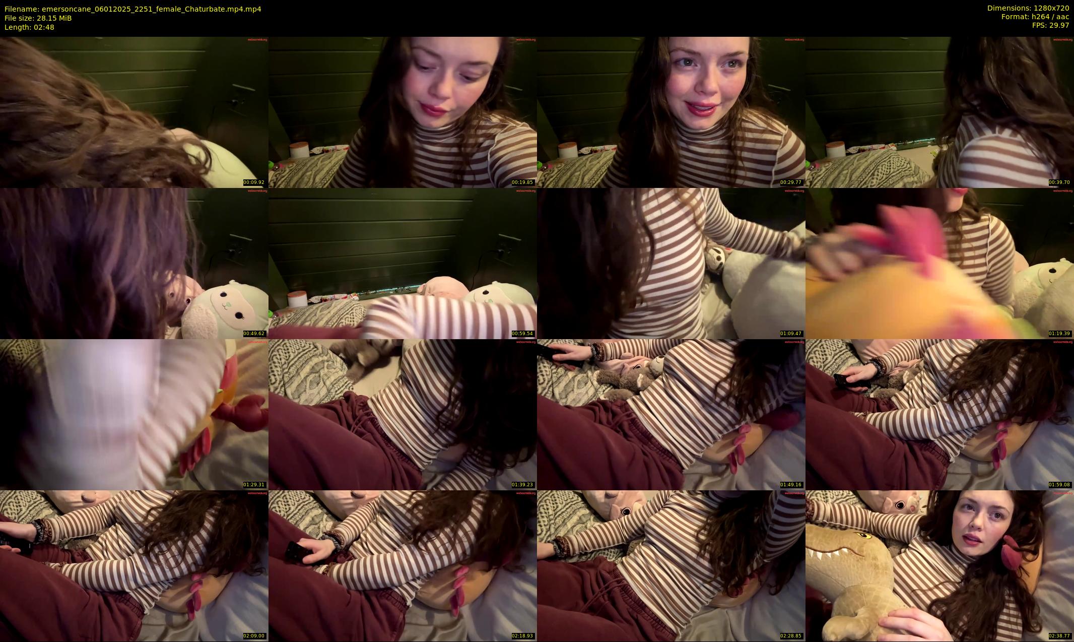 emersoncane — 3 minute Chaturbate female cam show recording, 720p, Jan 6, 2025