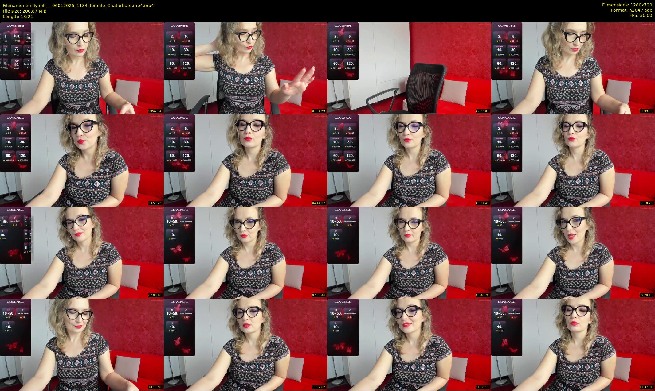 emilymilf__ — 14 minute Chaturbate female cam show recording, 720p, Jan 6, 2025