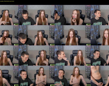 eshcka — 70 minute Chaturbate couple cam show recording, 720p, Jan 6, 2025