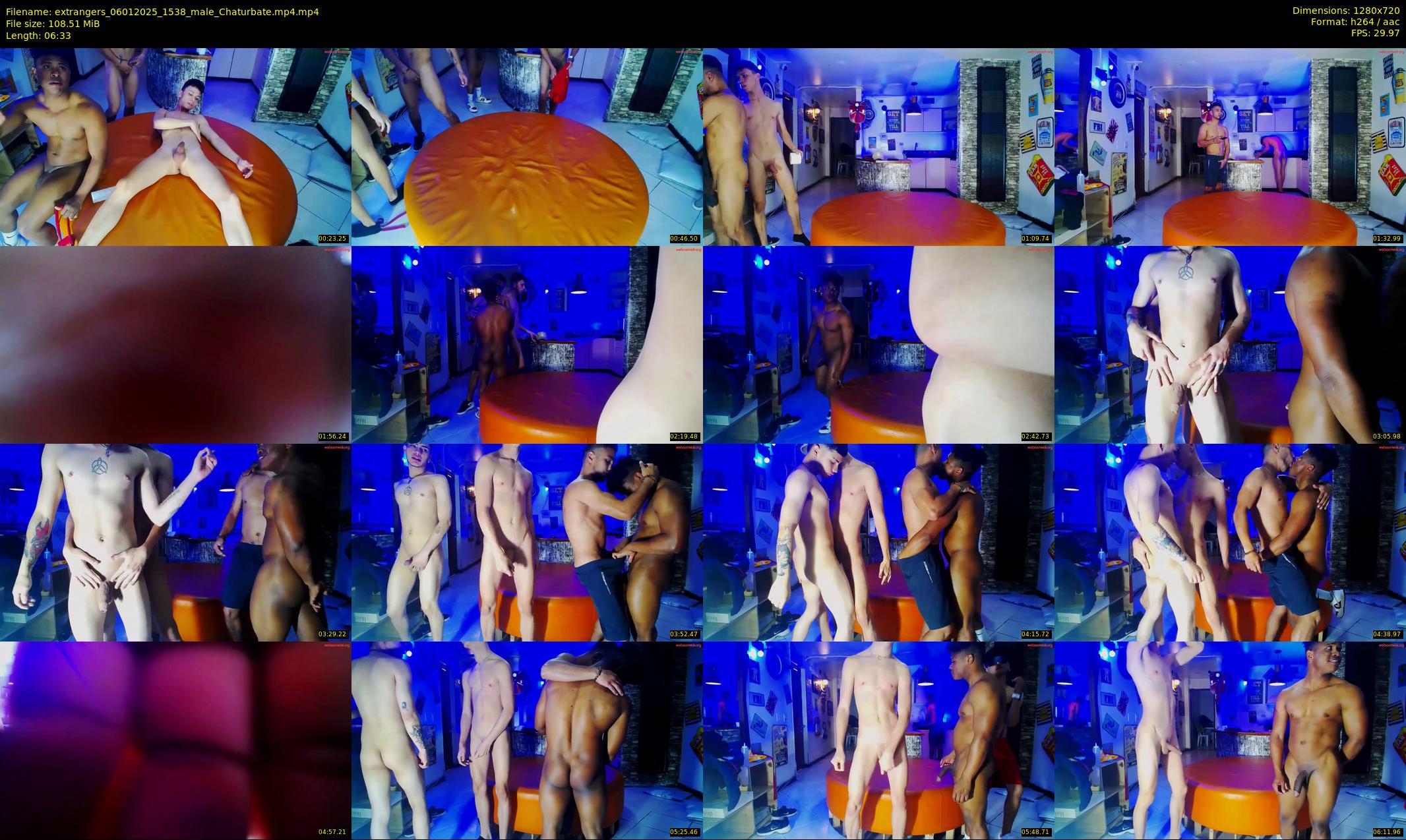 extrangers — 7 minute Chaturbate male cam show recording, 720p, Jan 6, 2025