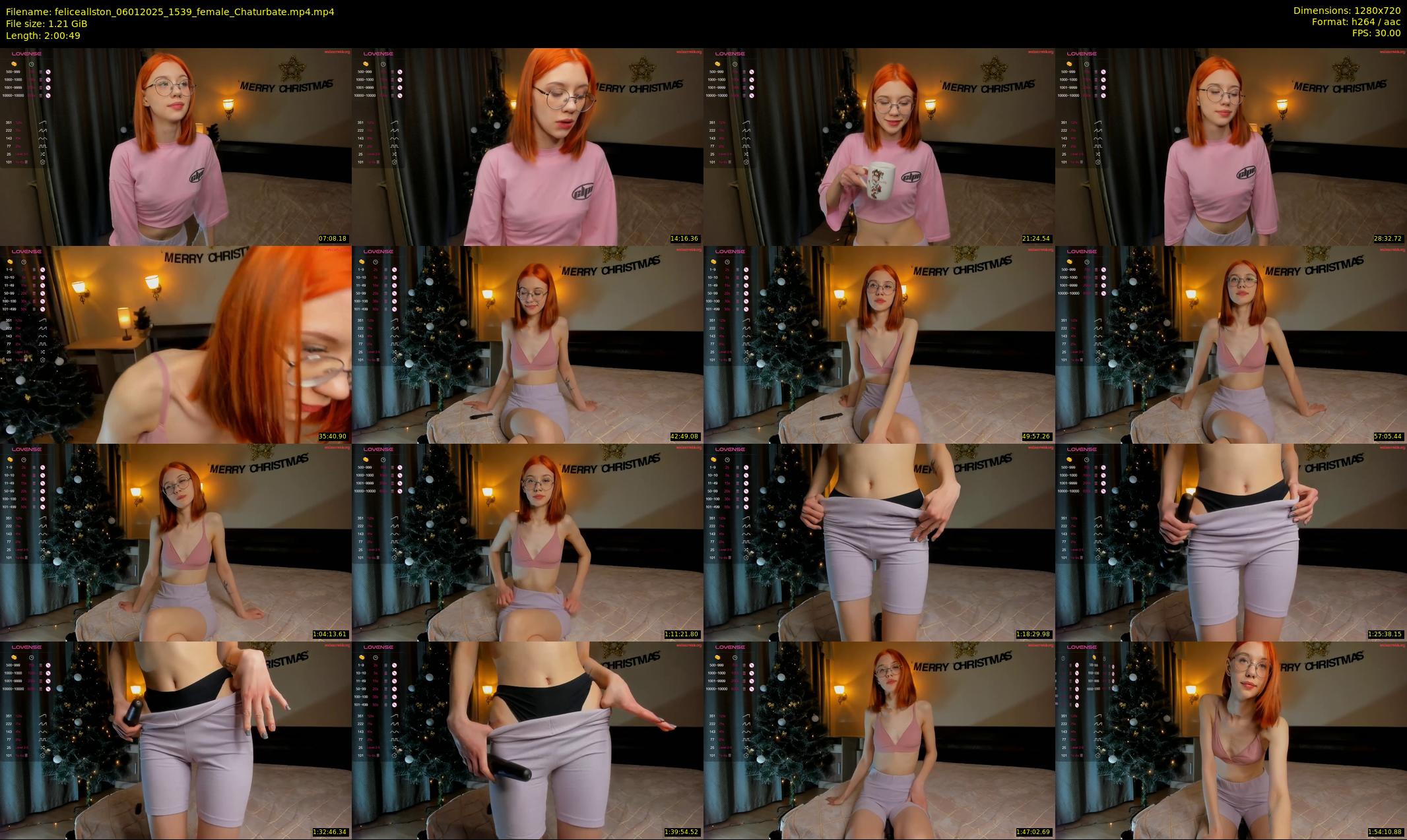 feliceallston — 121 minute Chaturbate female cam show recording, 720p, Jan 6, 2025
