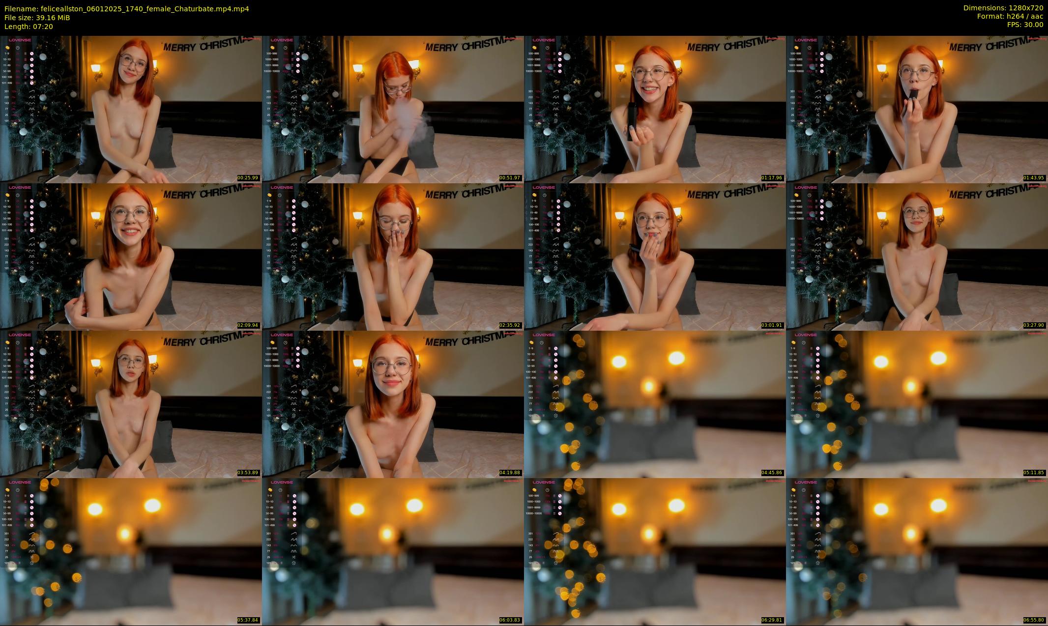 feliceallston — 8 minute Chaturbate female cam show recording, 720p, Jan 6, 2025