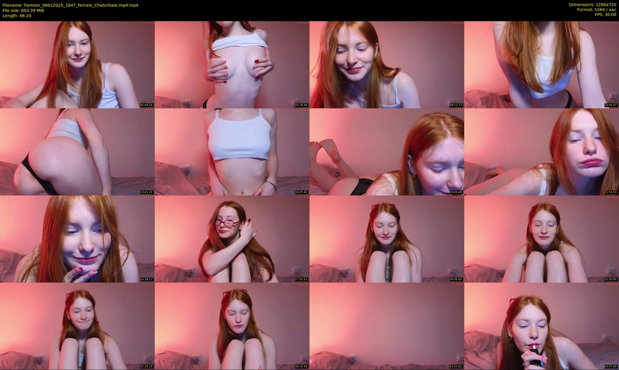 fiamoor — 47 minute Chaturbate female cam show recording, 720p, Jan 6, 2025