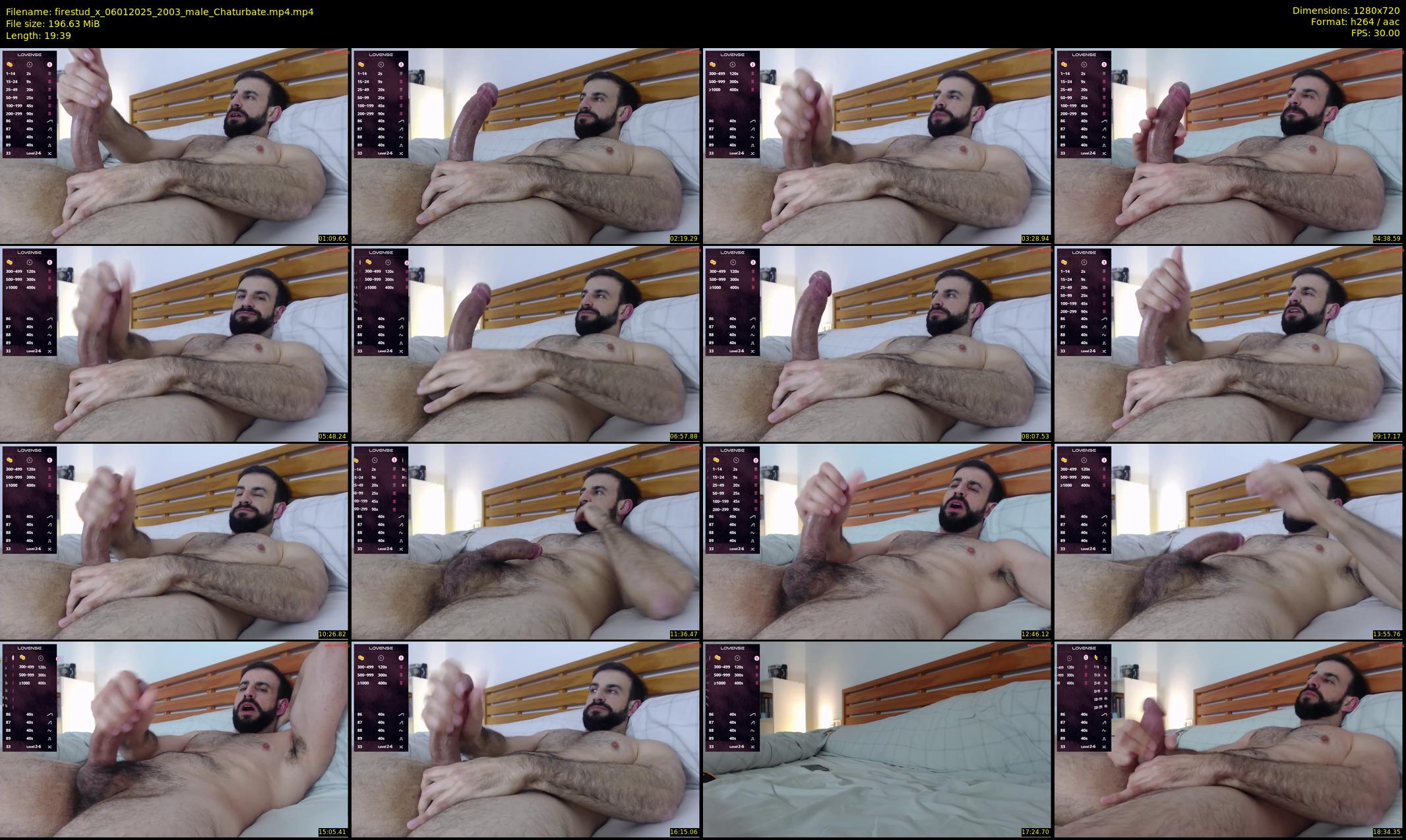 firestud_x — 20 minute Chaturbate male cam show recording, 720p, Jan 6, 2025