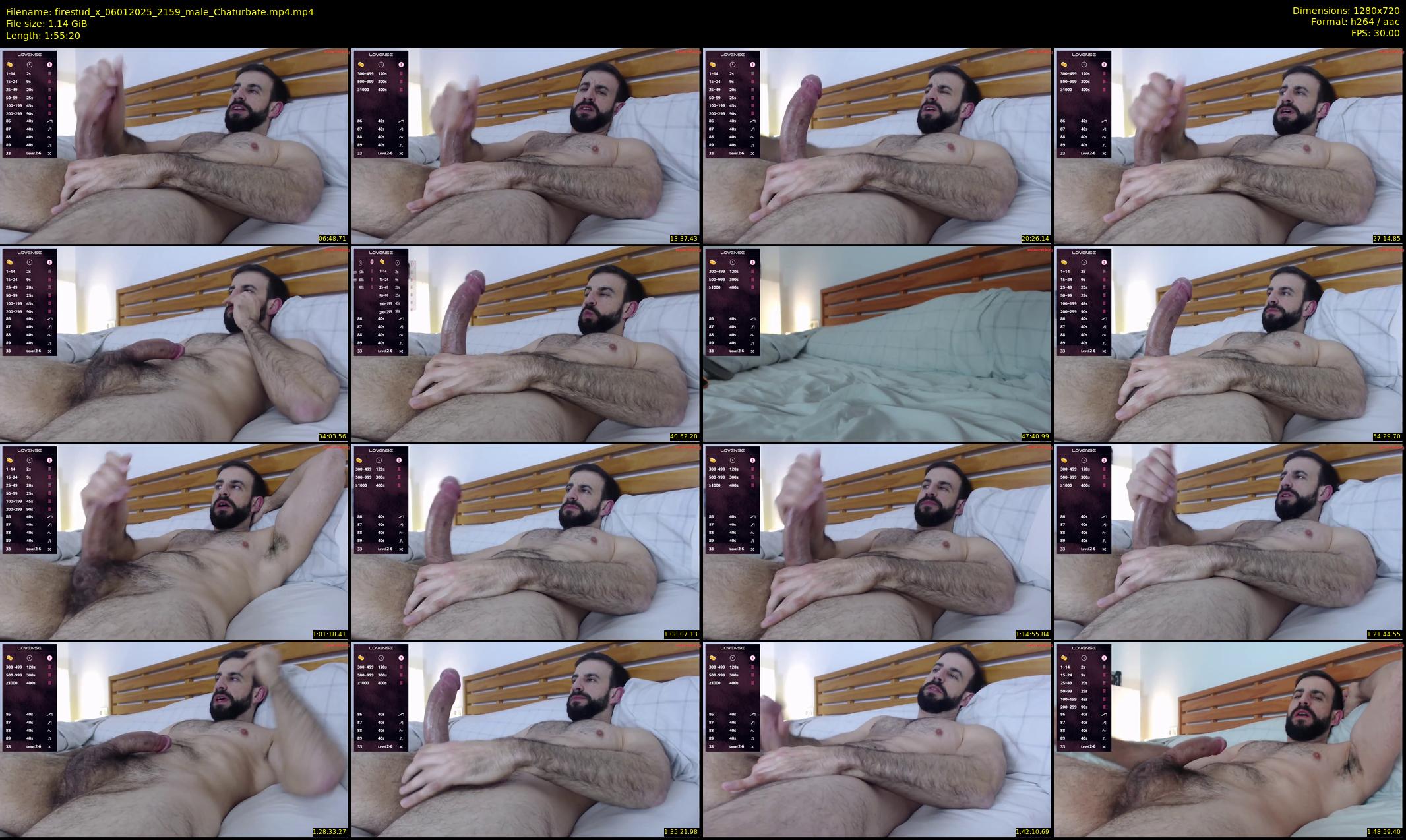 firestud_x — 116 minute Chaturbate male cam show recording, 720p, Jan 6, 2025