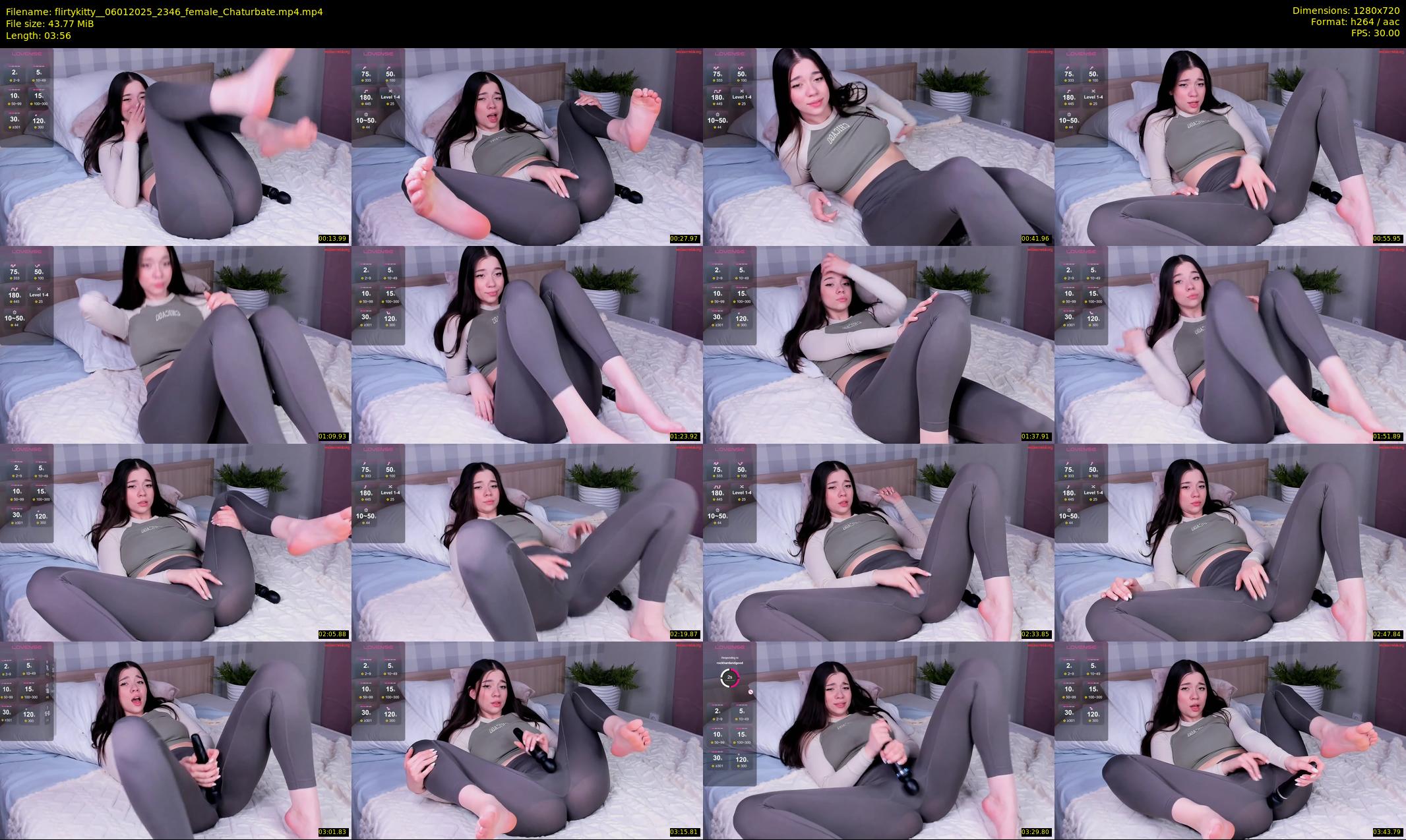 flirtykitty_ — 4 minute Chaturbate female cam show recording, 720p, Jan 6, 2025