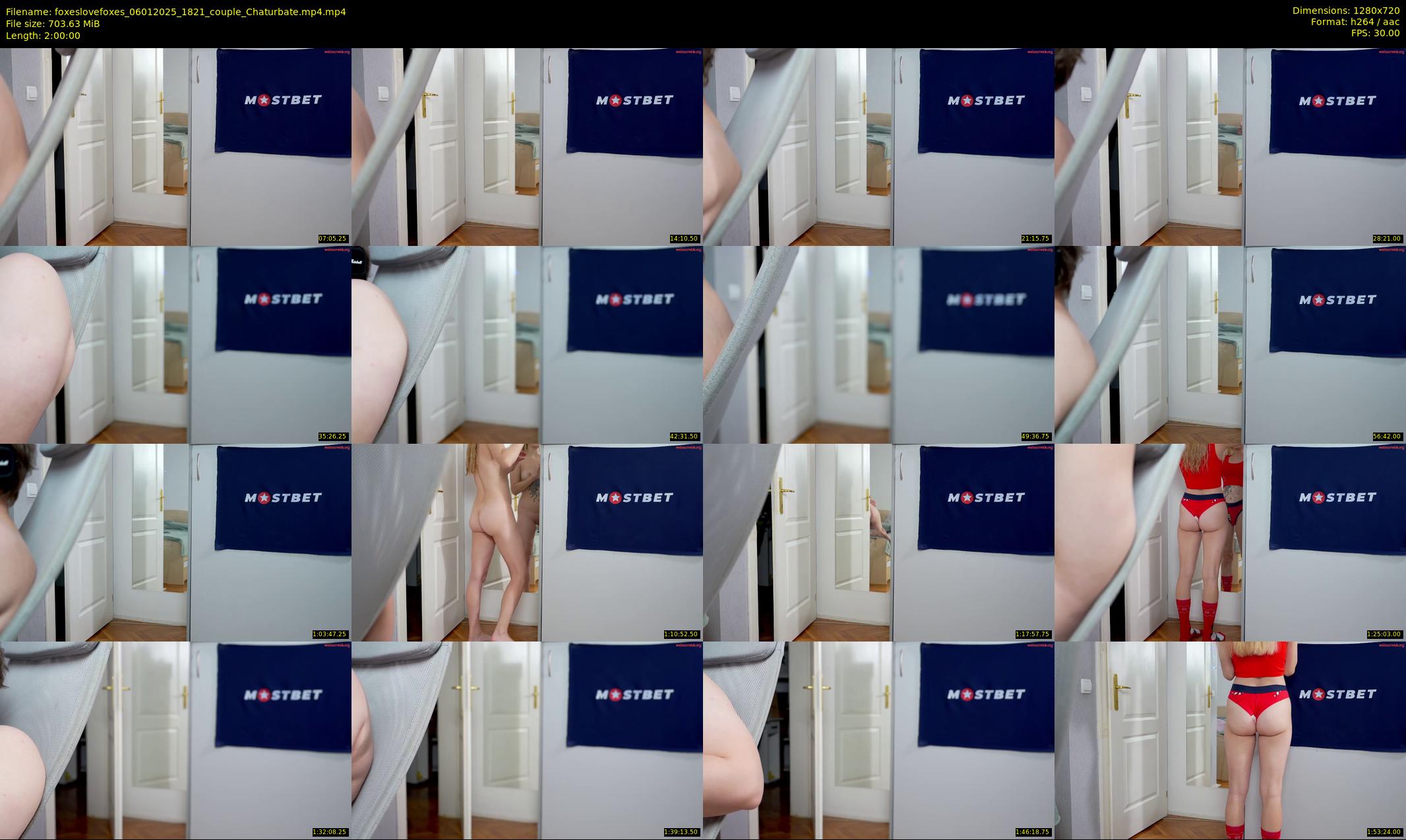 foxeslovefoxes — 120 minute Chaturbate couple cam show recording, 720p, Jan 6, 2025