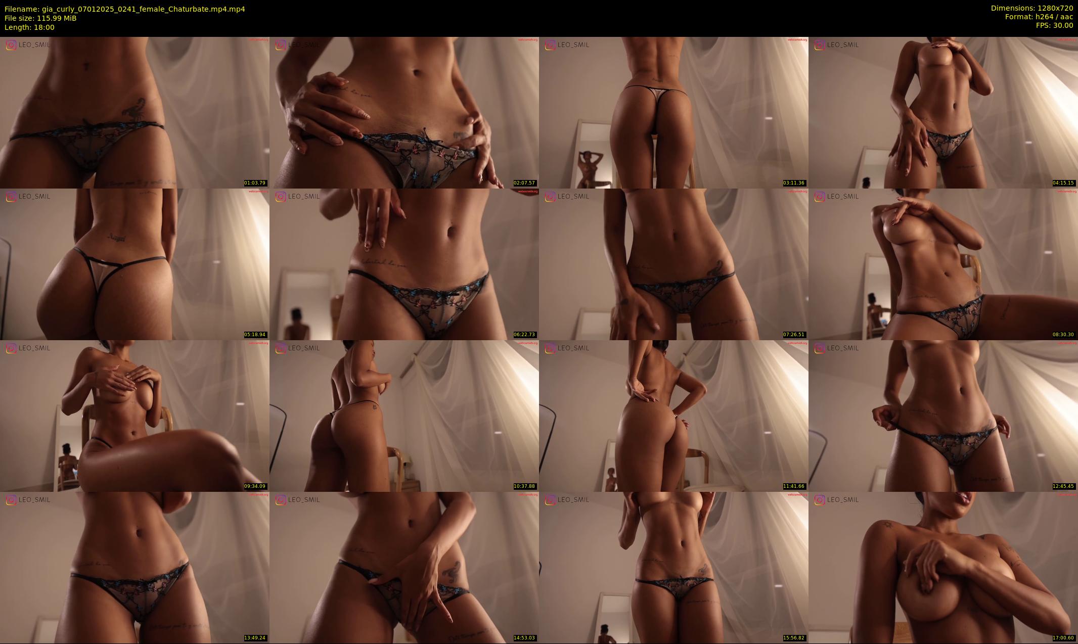 gia_curly — 18 minute Chaturbate female cam show recording, 720p, Jan 7, 2025