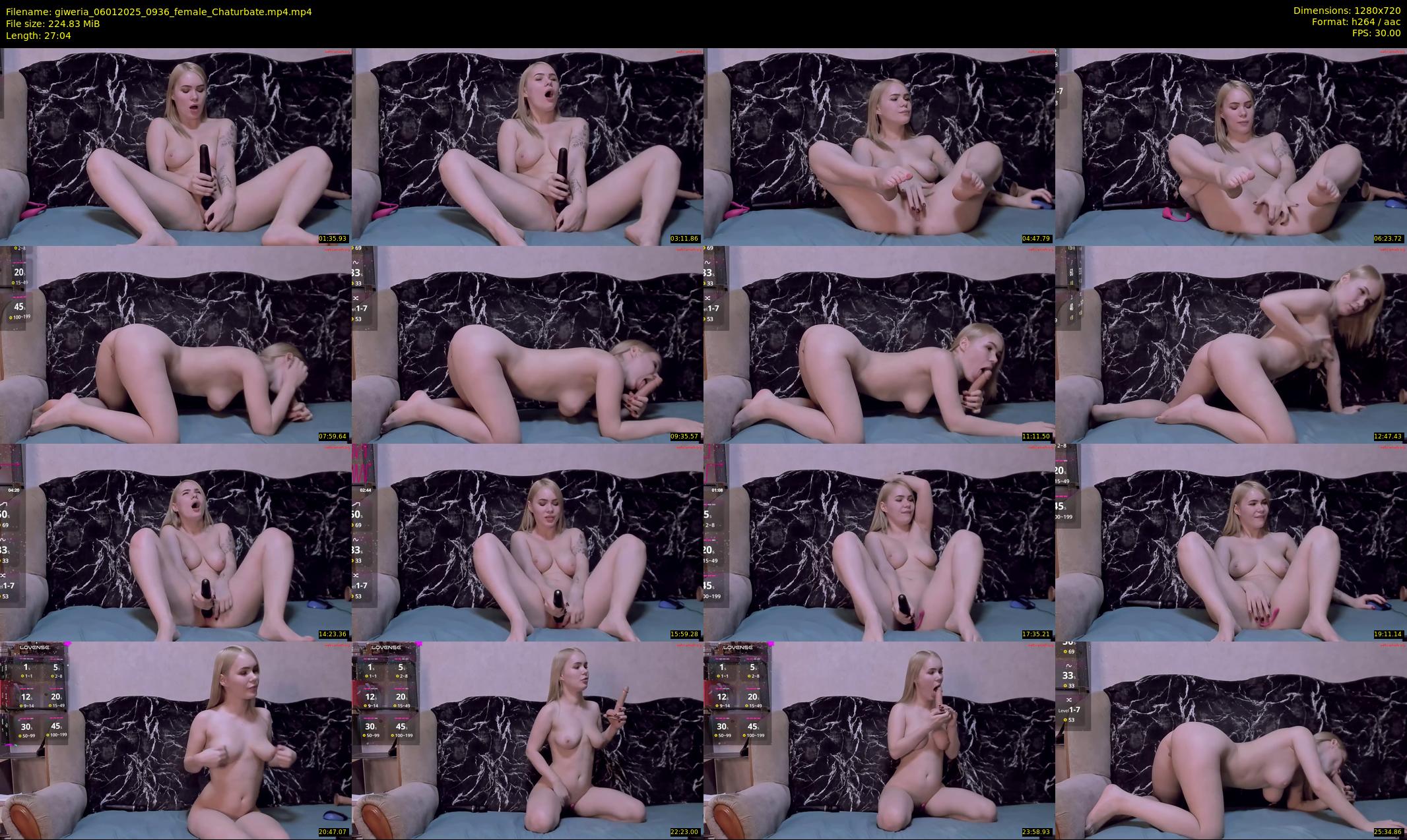 giweria — 28 minute Chaturbate couple cam show recording, 720p, Jan 6, 2025