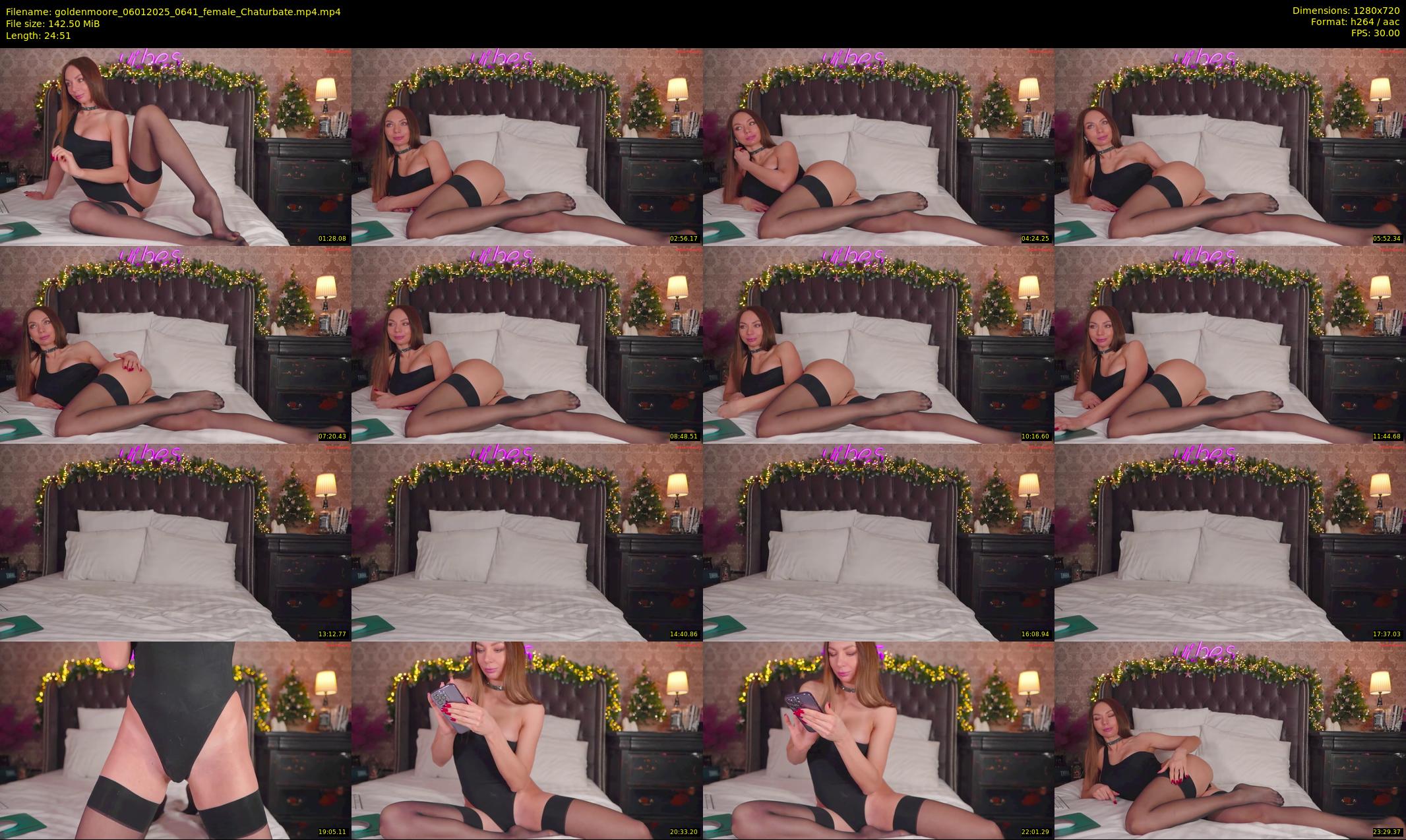goldenmoore — 25 minute Chaturbate female cam show recording, 720p, Jan 6, 2025