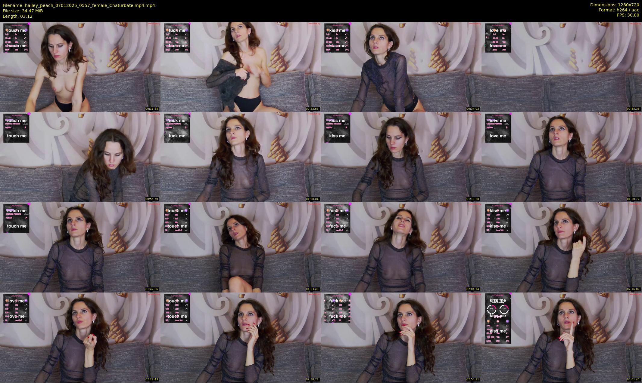 hailey_peach — 4 minute Chaturbate female cam show recording, 720p, Jan 7, 2025