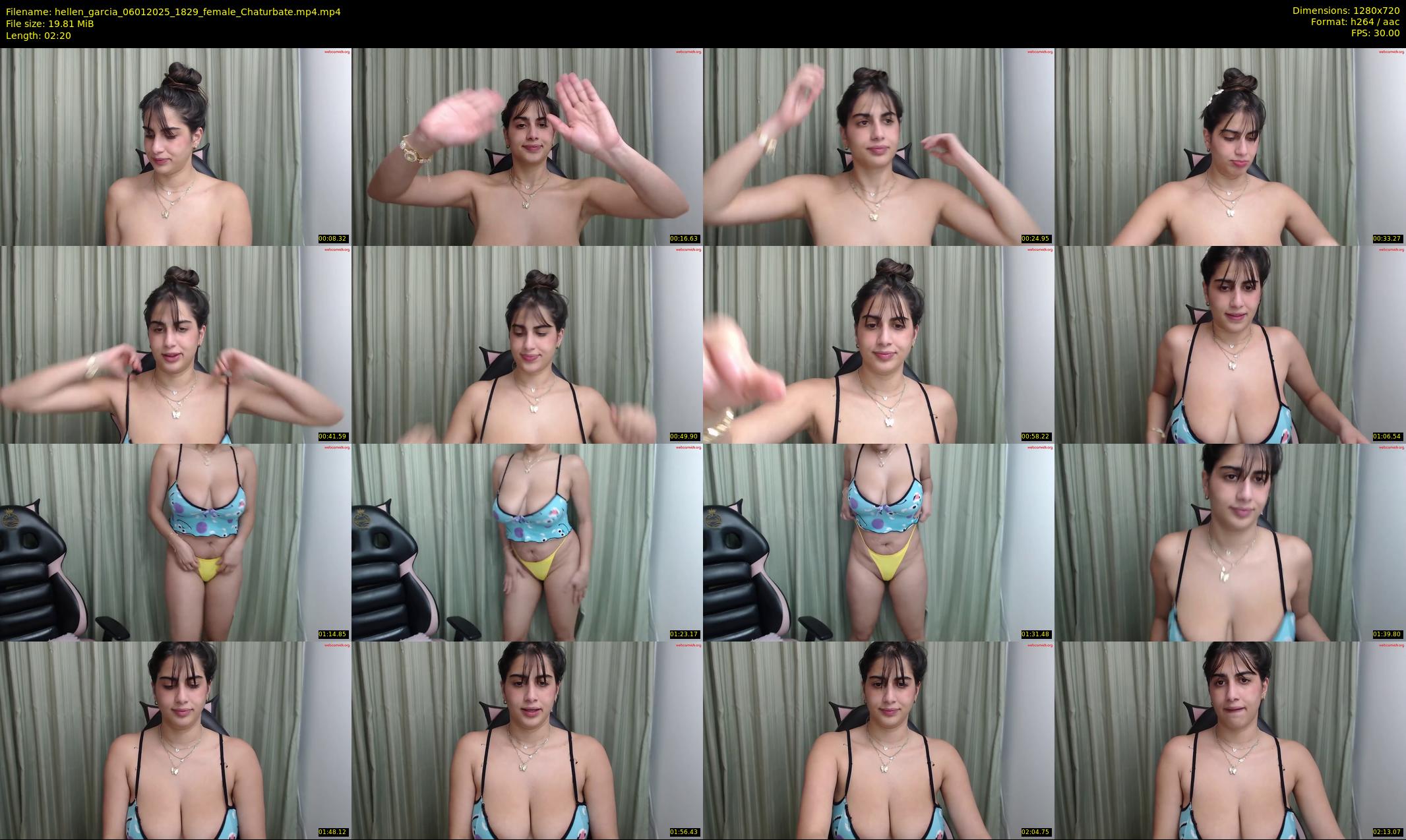 hellen_garcia — 3 minute Chaturbate female cam show recording, 720p, Jan 6, 2025