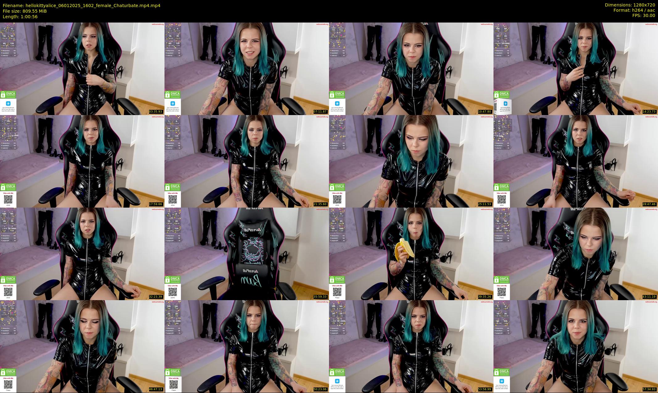 hellokittyalice — 61 minute Chaturbate female cam show recording, 720p, Jan 6, 2025