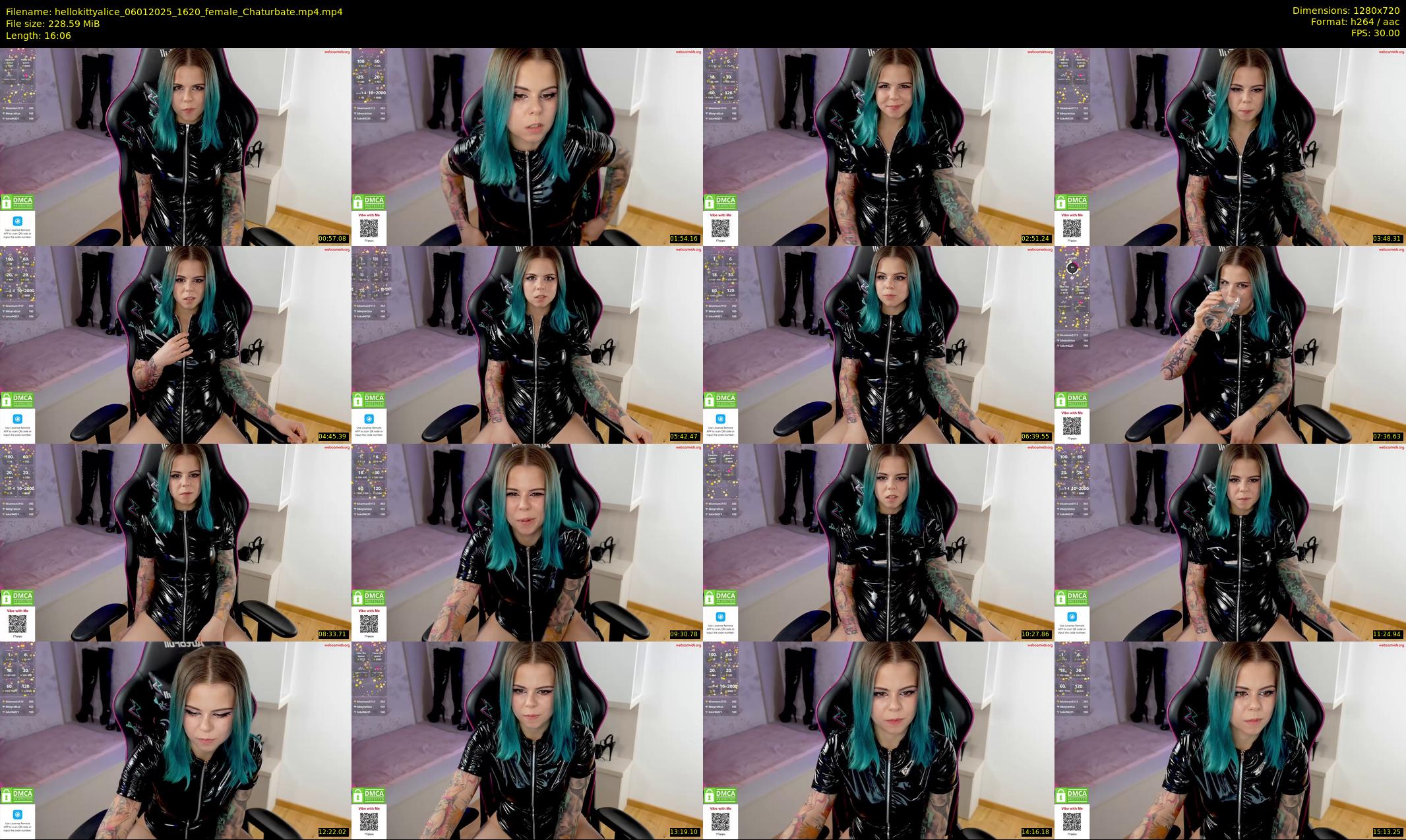 hellokittyalice — 17 minute Chaturbate female cam show recording, 720p, Jan 6, 2025