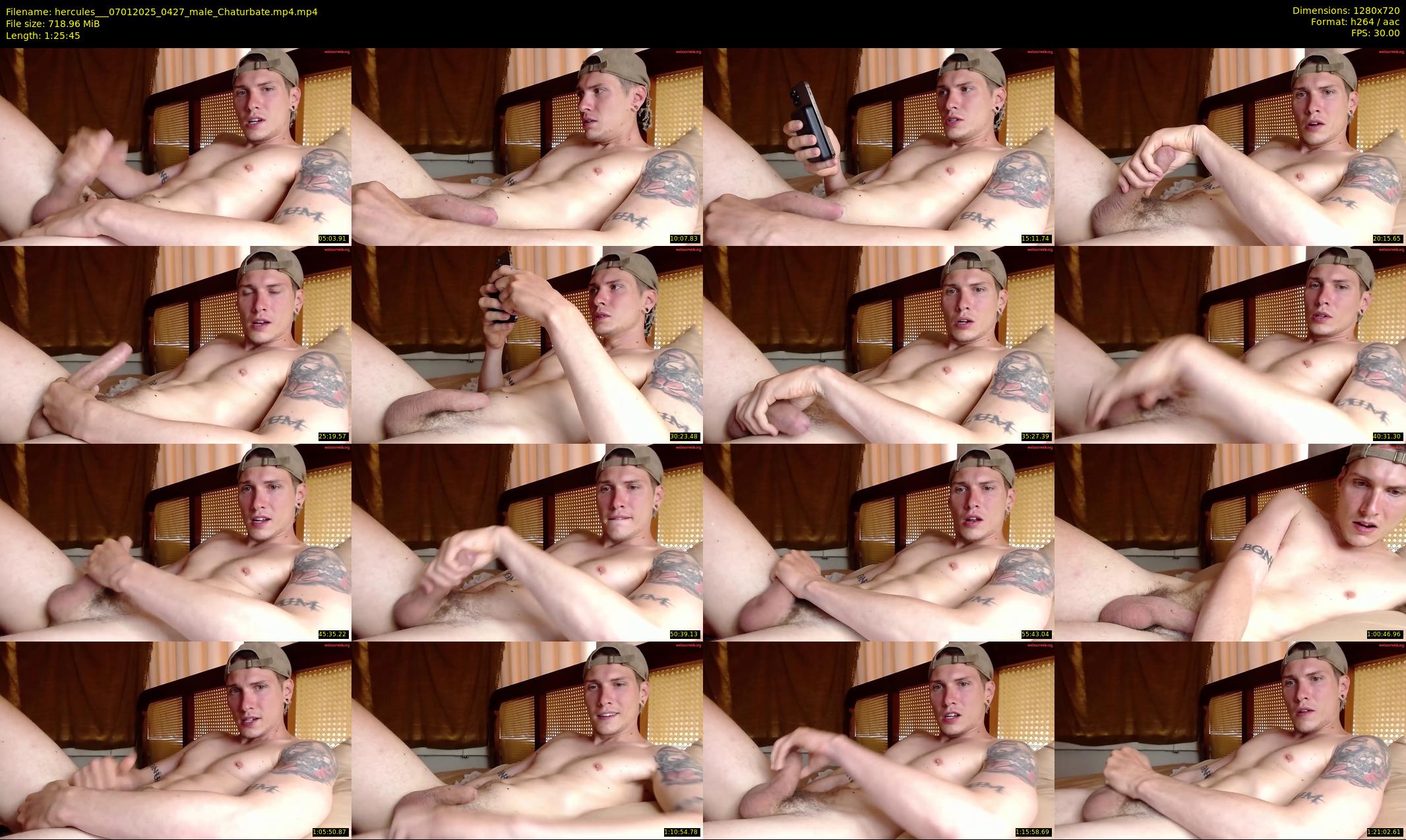 hercules__ — 86 minute Chaturbate male cam show recording, 720p, Jan 7, 2025