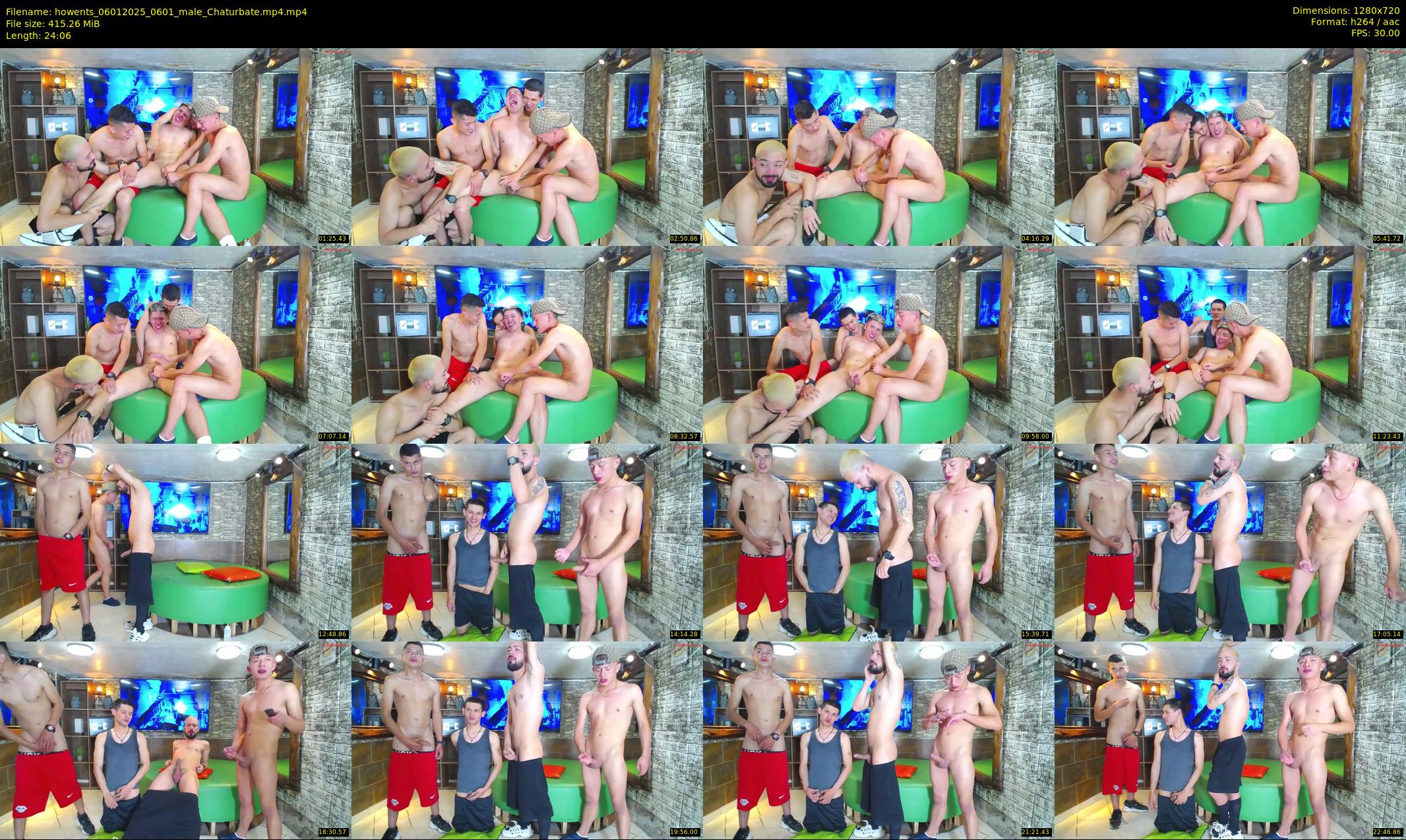 howents — 25 minute Chaturbate male cam show recording, 720p, Jan 6, 2025