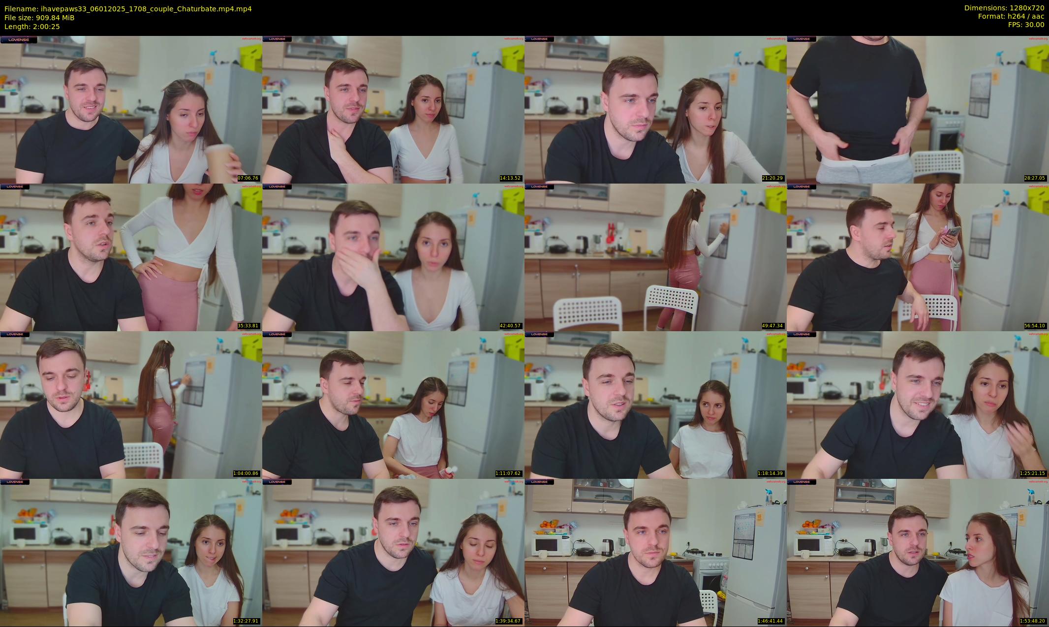 ihavepaws33 — 121 minute Chaturbate couple cam show recording, 720p, Jan 6, 2025
