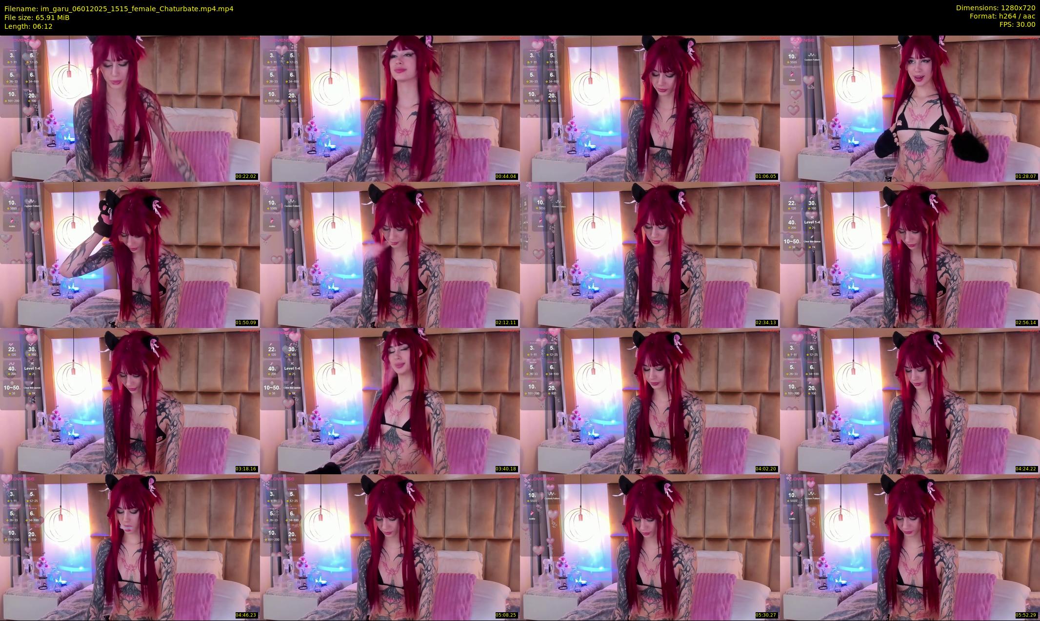 im_garu — 7 minute Chaturbate female cam show recording, 720p, Jan 6, 2025