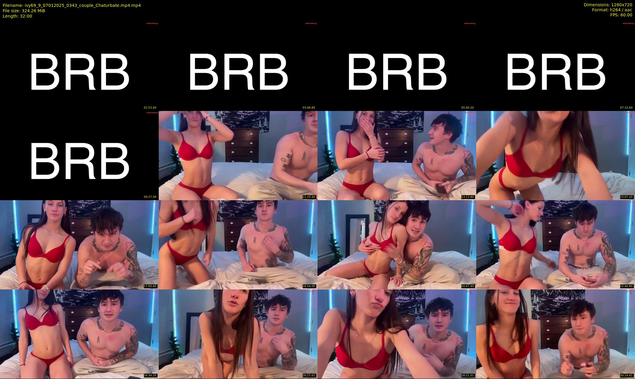 ivy69_9 — 32 minute Chaturbate couple cam show recording, 720p, Jan 7, 2025