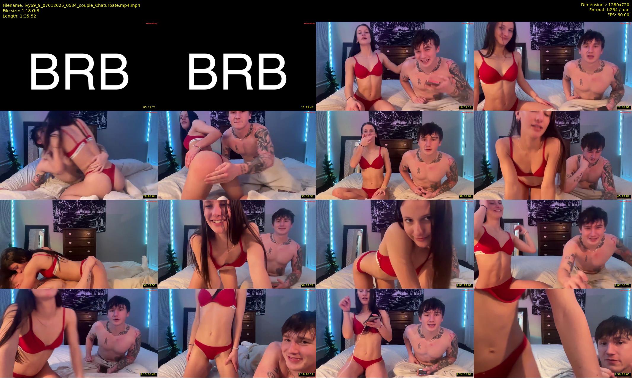 ivy69_9 — 96 minute Chaturbate couple cam show recording, 720p, Jan 7, 2025