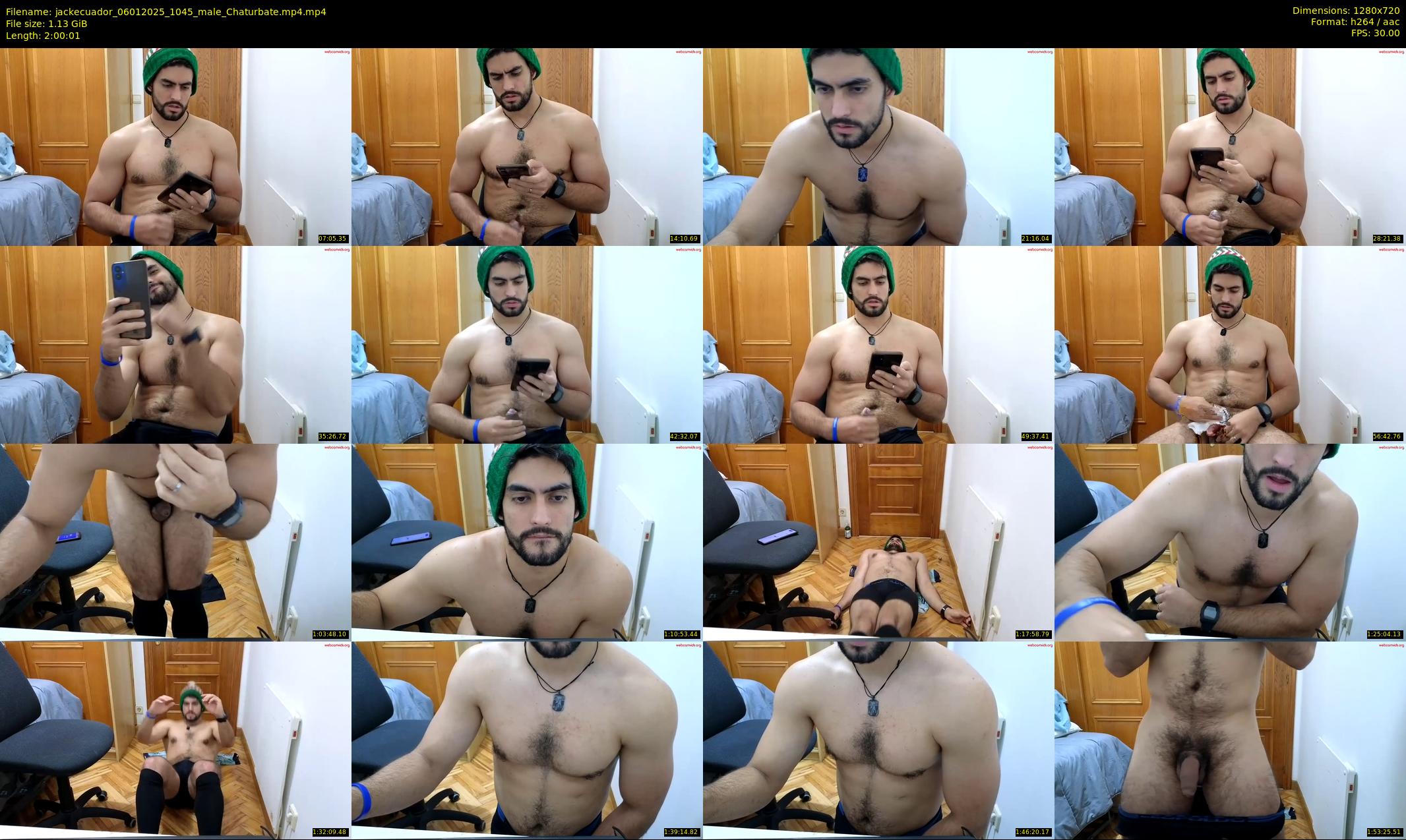 jackecuador — 121 minute Chaturbate male cam show recording, 720p, Jan 6, 2025