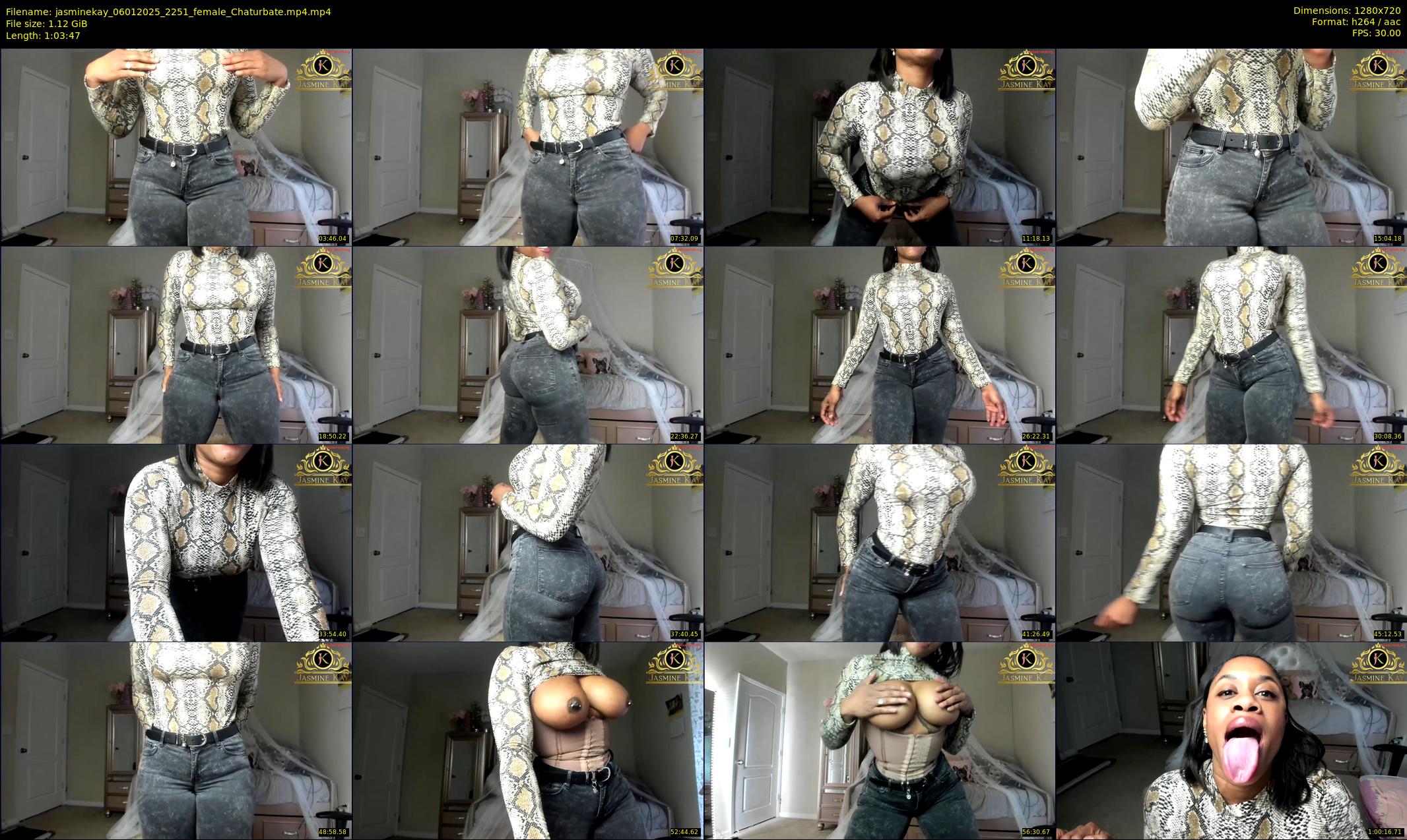 jasminekay — 64 minute Chaturbate female cam show recording, 720p, Jan 6, 2025