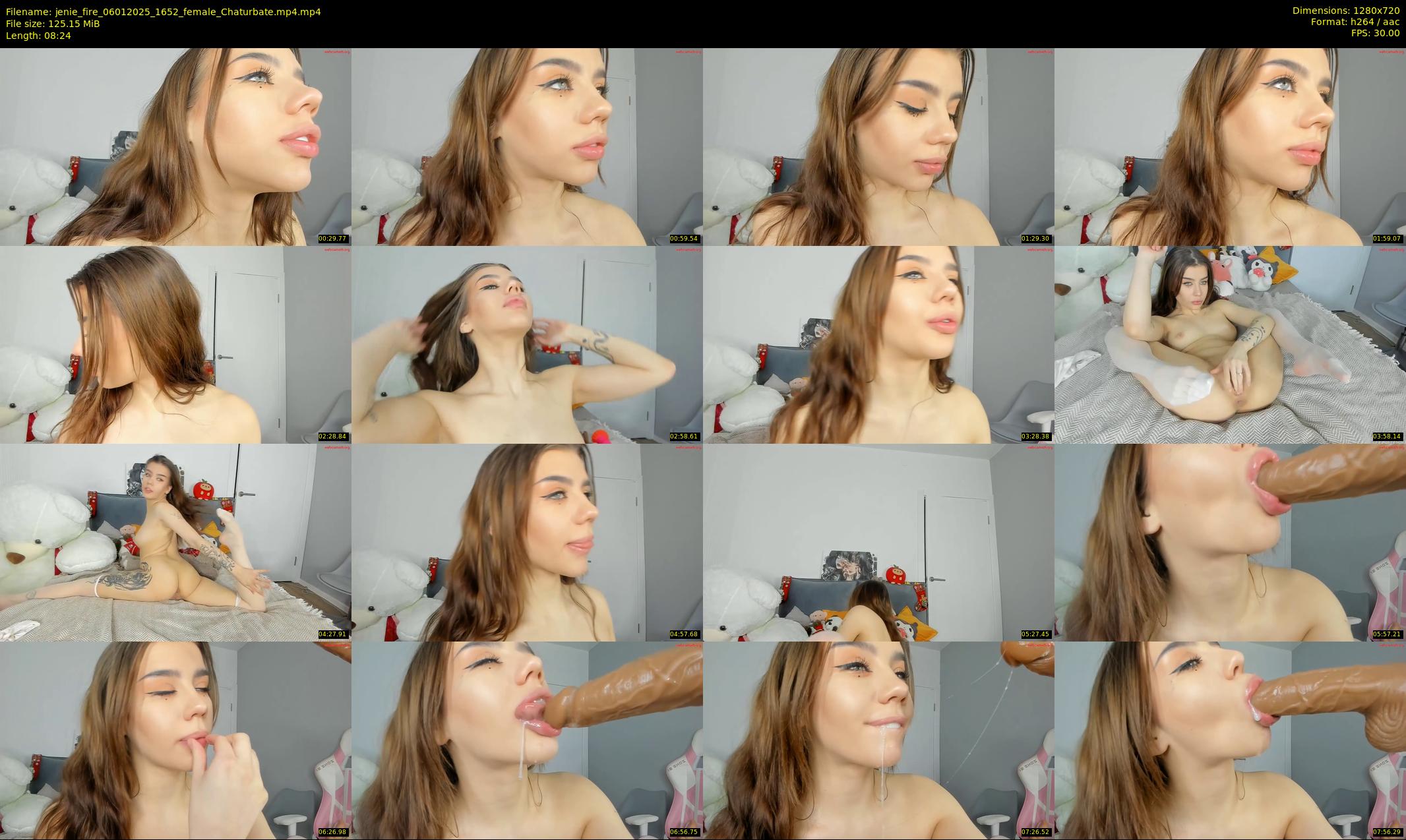 jenie_fire — 9 minute Chaturbate female cam show recording, 720p, Jan 6, 2025