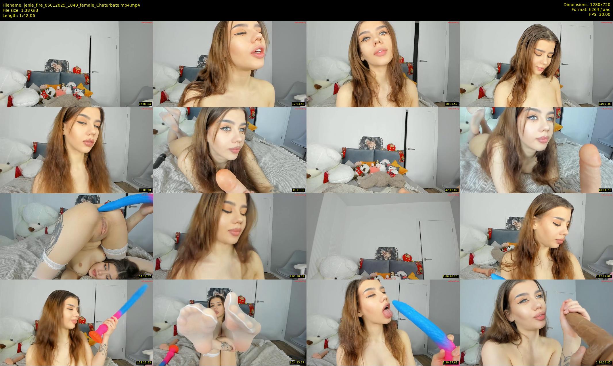 jenie_fire — 103 minute Chaturbate female cam show recording, 720p, Jan 6, 2025