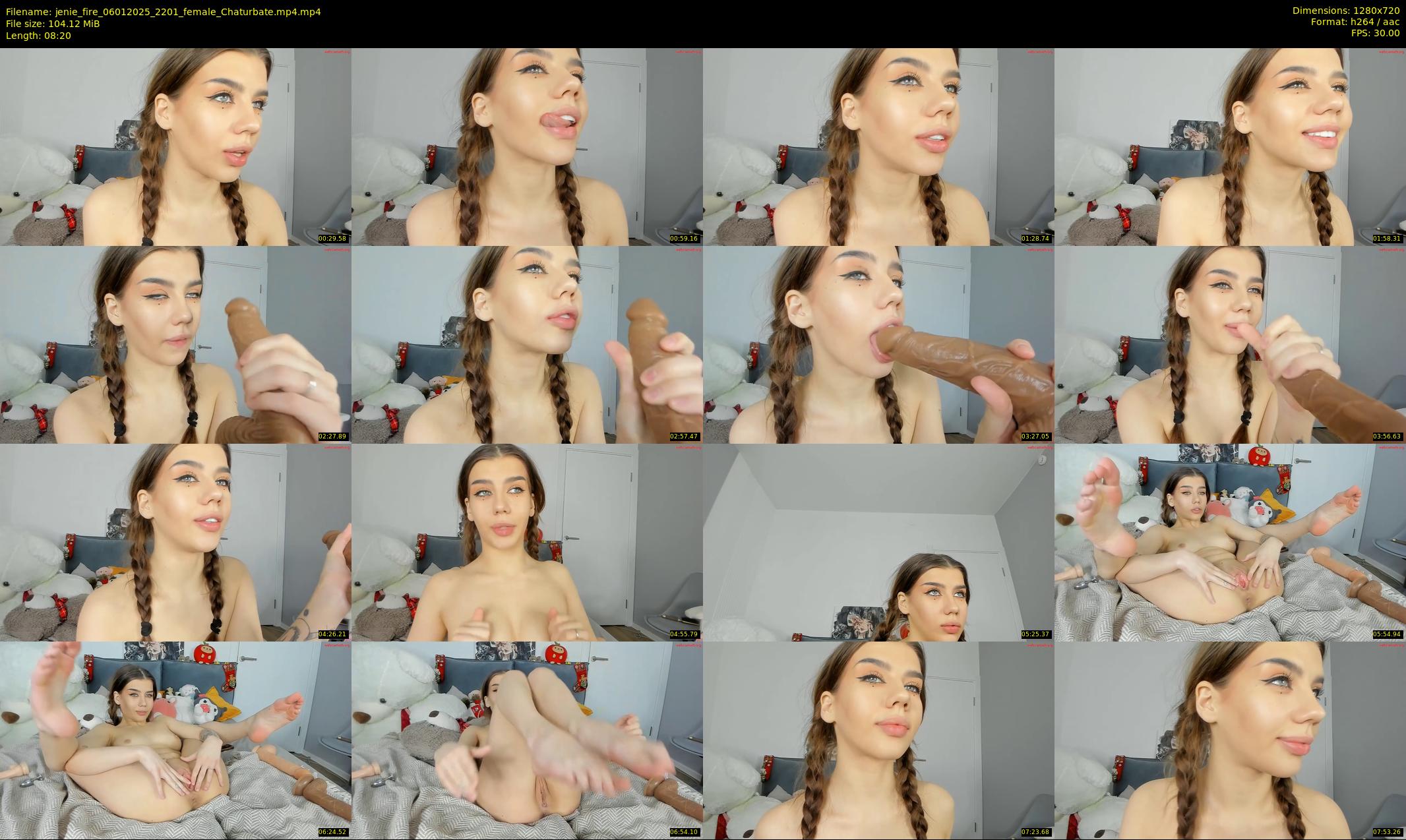 jenie_fire — 9 minute Chaturbate female cam show recording, 720p, Jan 6, 2025