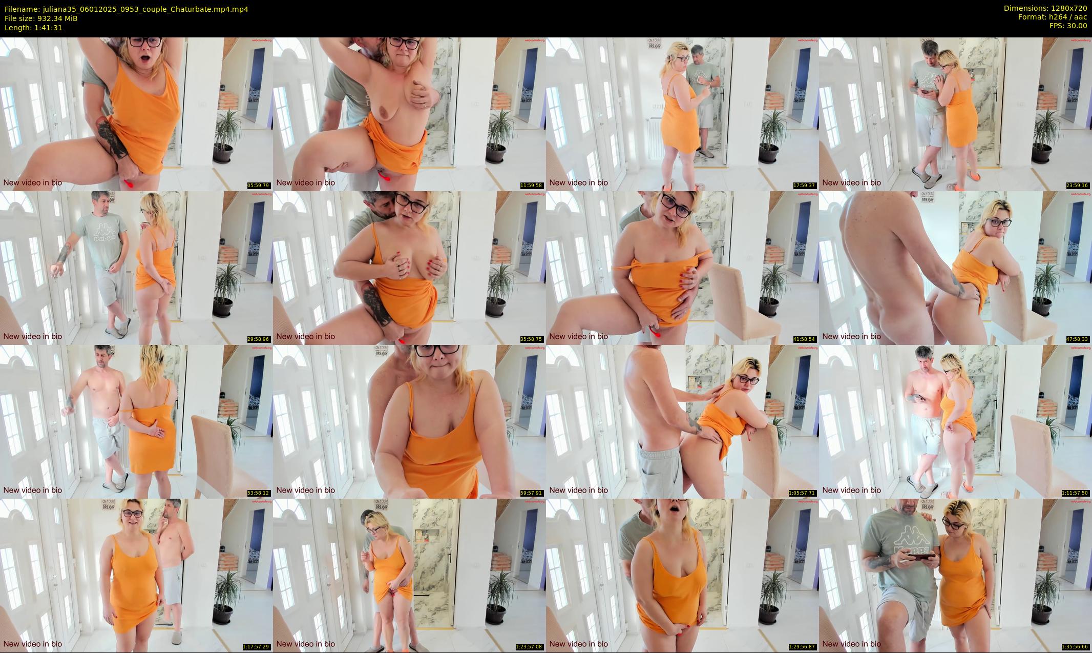 juliana35 — 102 minute Chaturbate couple cam show recording, 720p, Jan 6, 2025