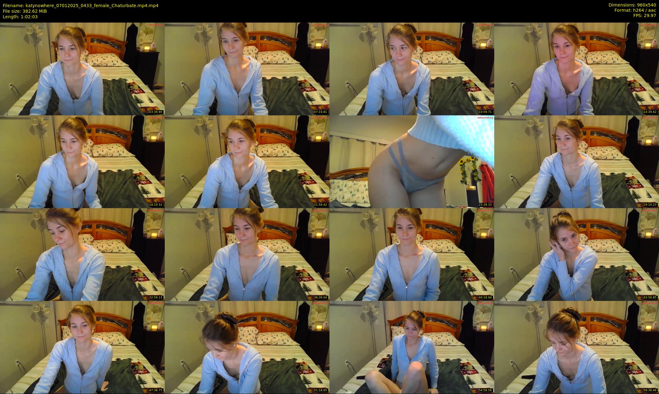 katynowhere — 63 minute Chaturbate female cam show recording, 480p, Jan 7, 2025