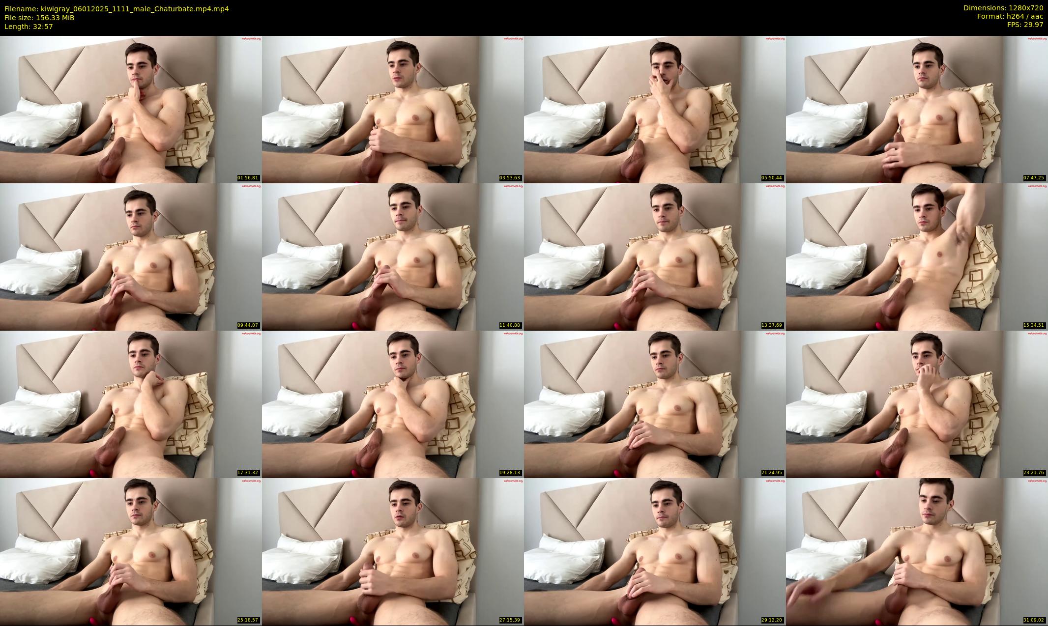 kiwigray — 33 minute Chaturbate male cam show recording, 720p, Jan 6, 2025