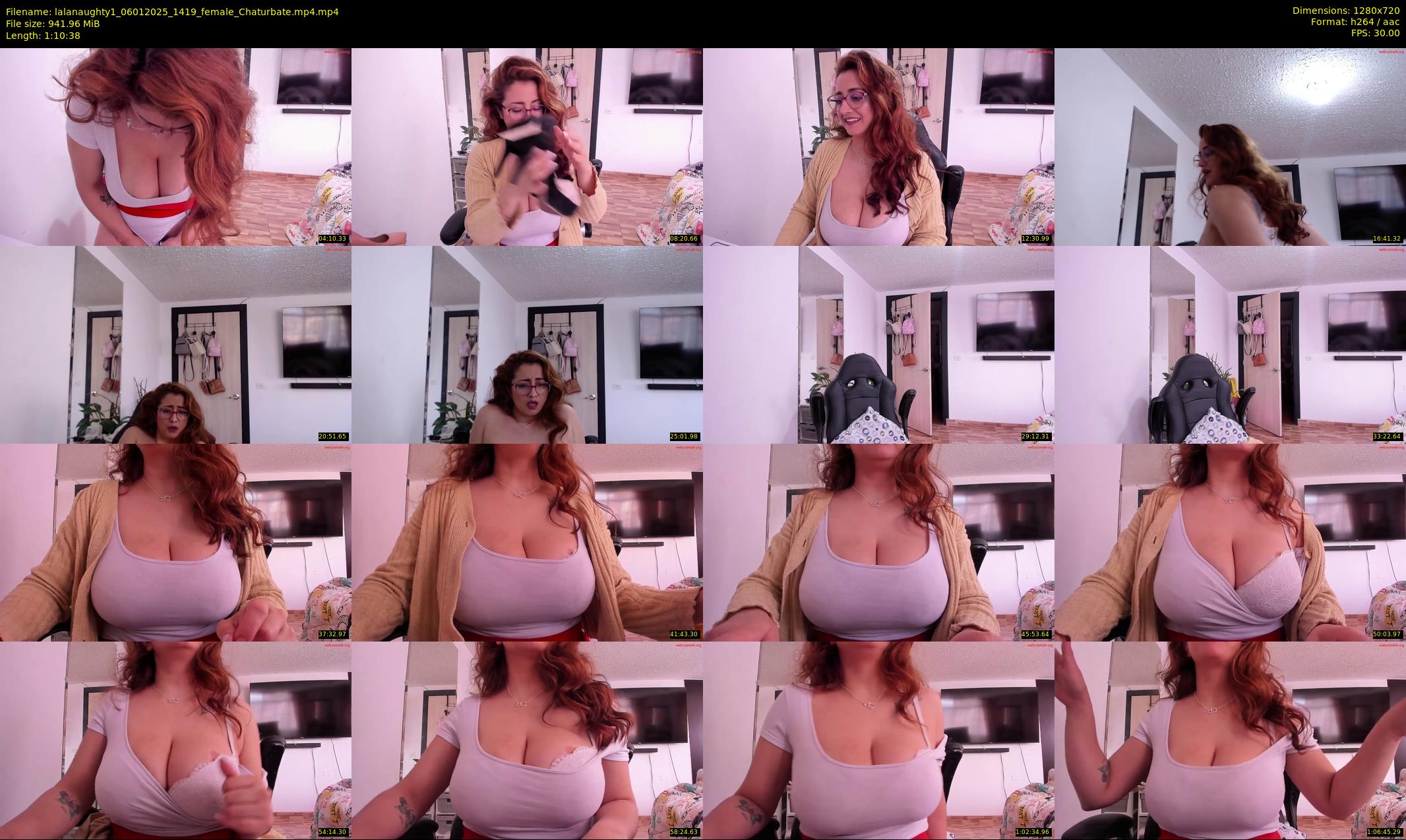 lalanaughty1 — 71 minute Chaturbate female cam show recording, 720p, Jan 6, 2025