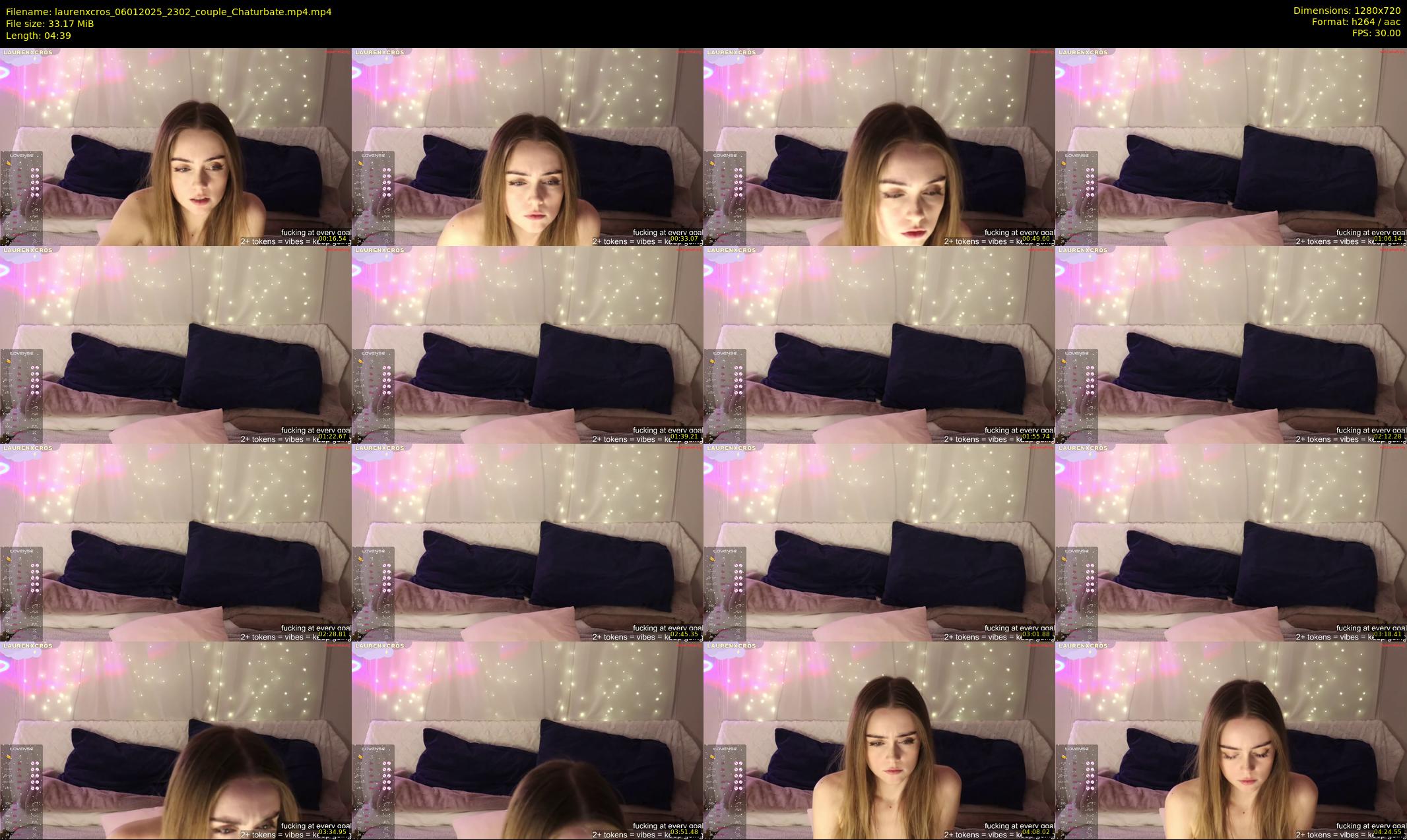 laurenxcros — 5 minute Chaturbate female cam show recording, 720p, Jan 6, 2025
