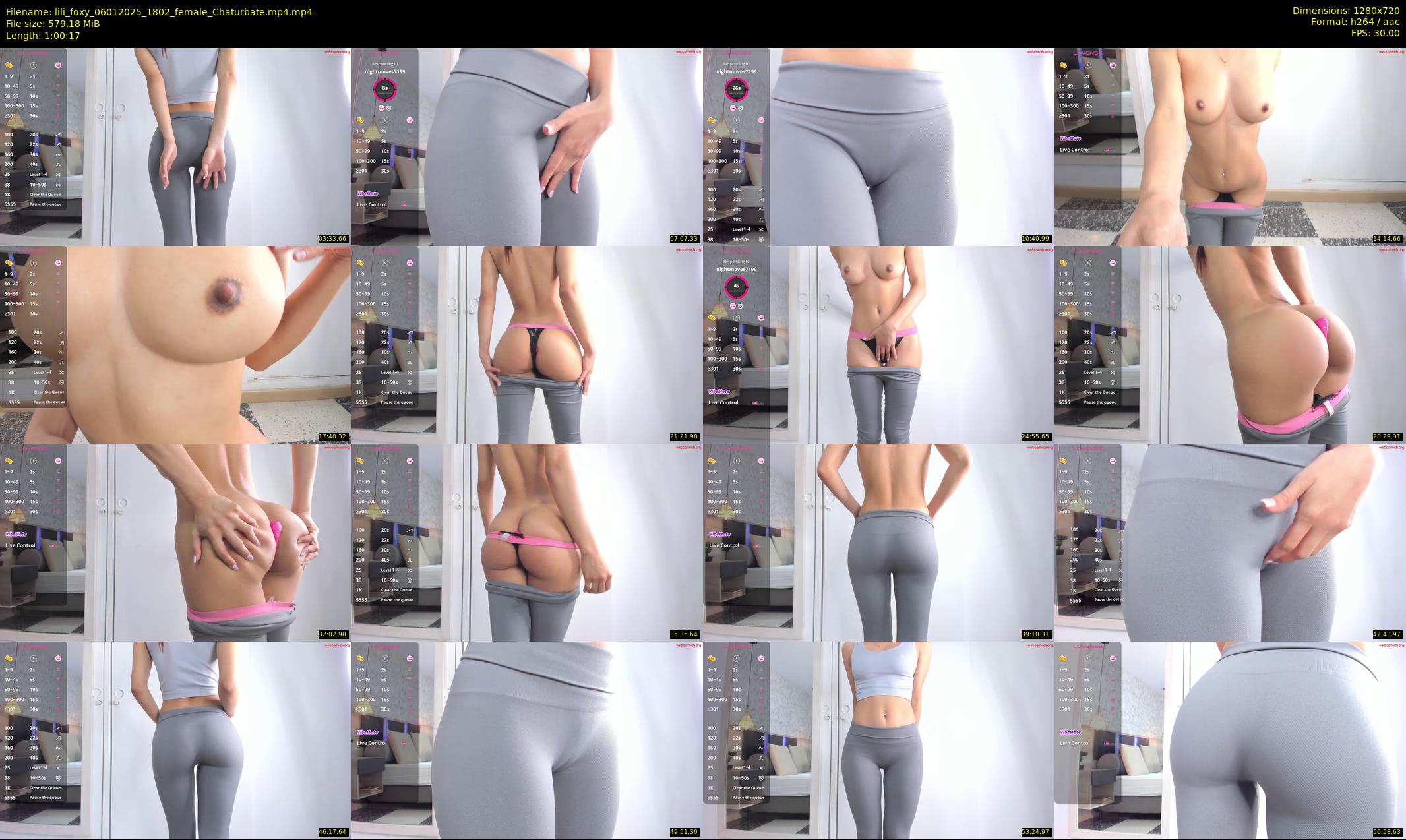 lili_foxy — 61 minute Chaturbate female cam show recording, 720p, Jan 6, 2025
