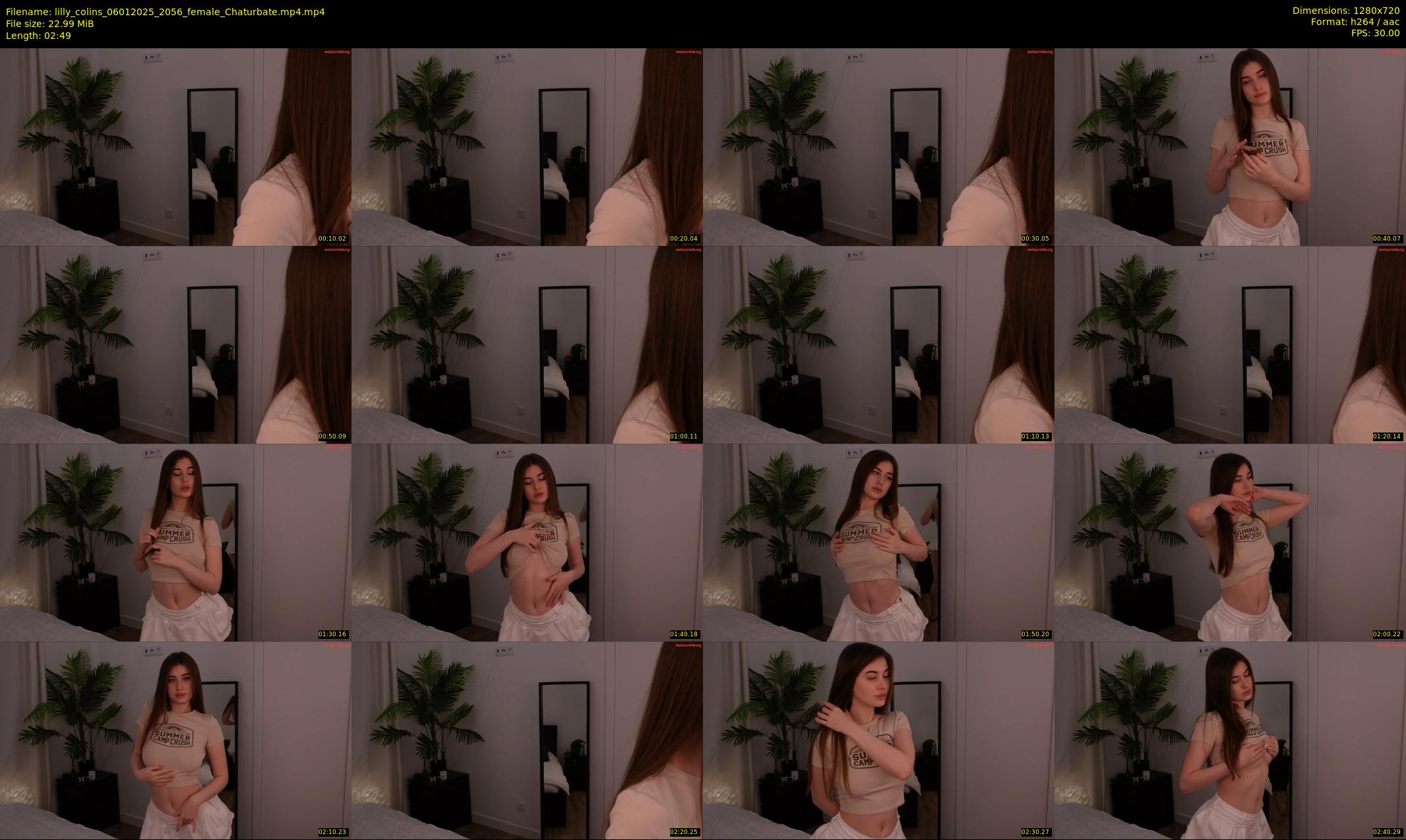 lilly_colins — 3 minute Chaturbate female cam show recording, 720p, Jan 6, 2025