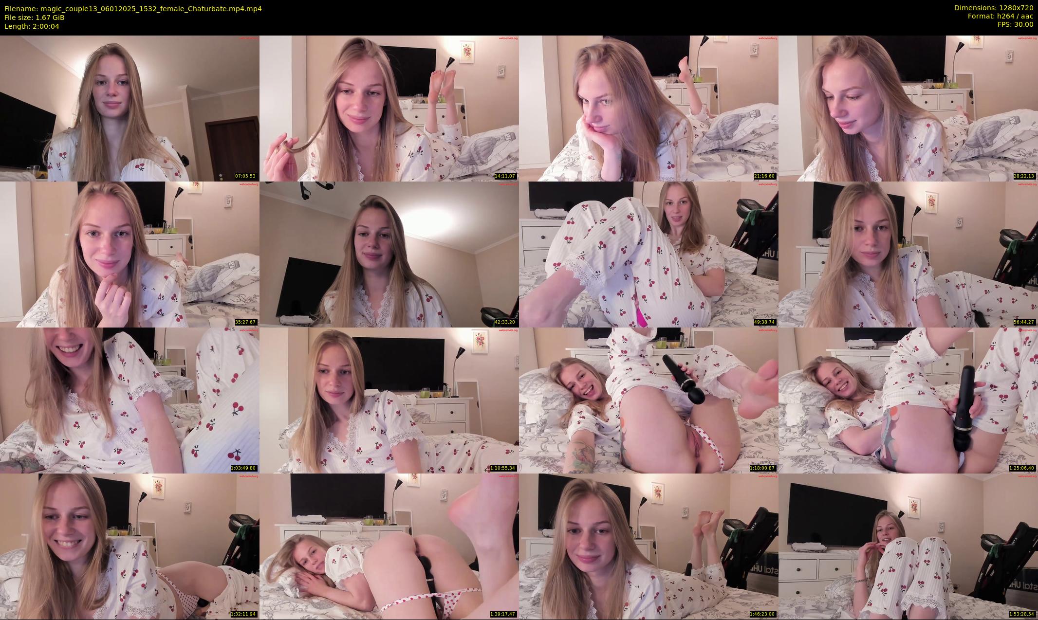 magic_couple13 — 121 minute Chaturbate couple cam show recording, 720p, Jan 6, 2025