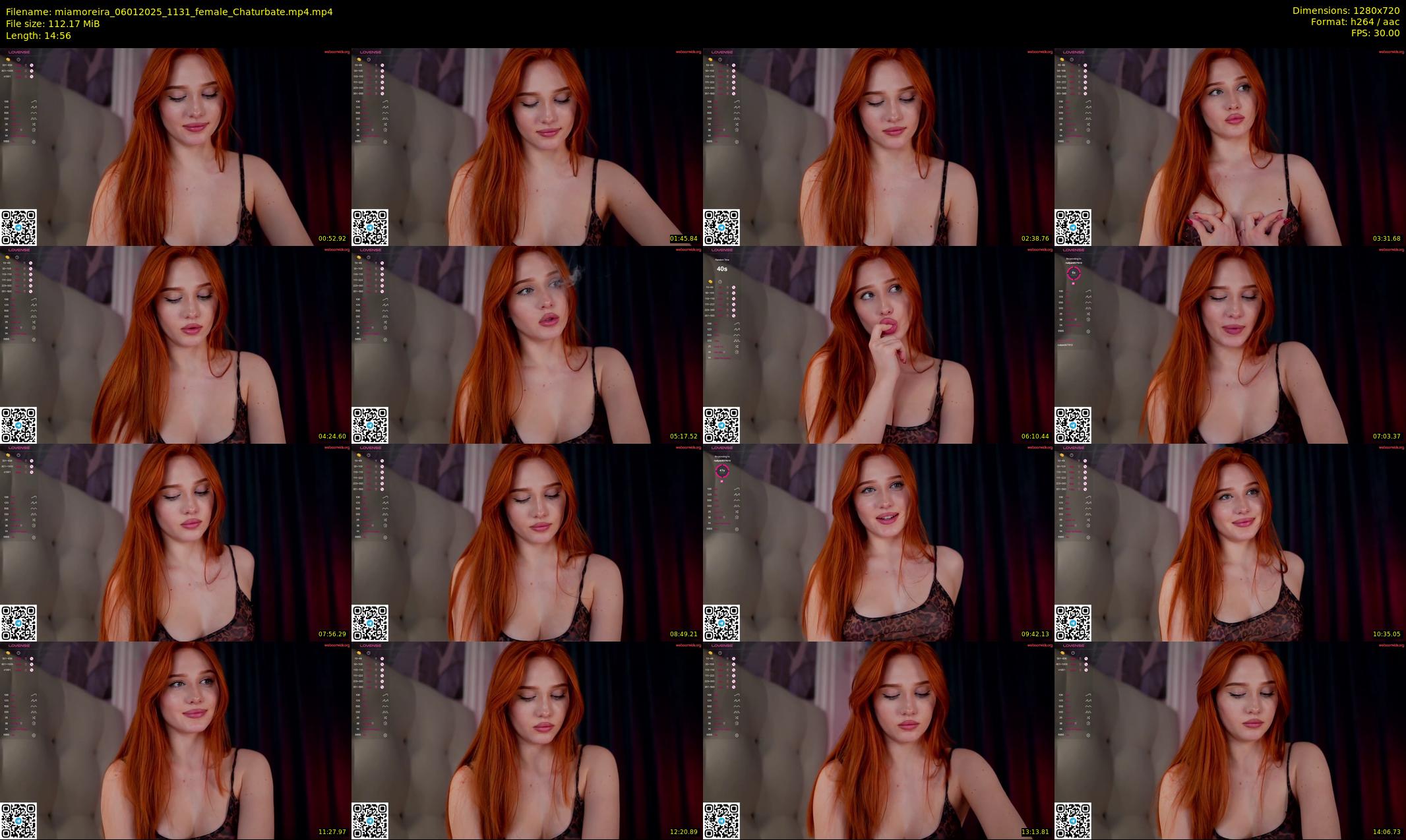 miamoreira — 15 minute Chaturbate female cam show recording, 720p, Jan 6, 2025