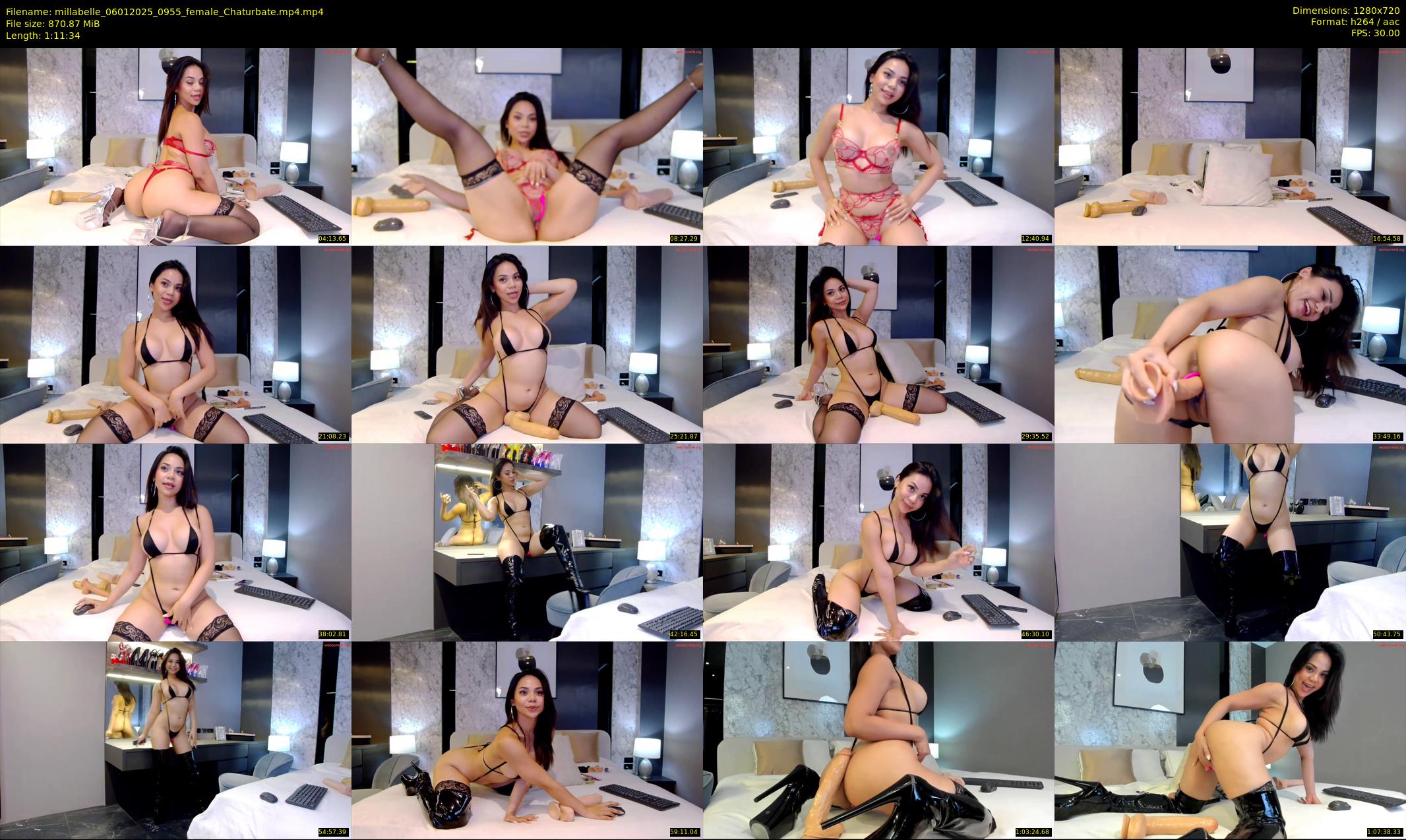 millabelle — 72 minute Chaturbate female cam show recording, 720p, Jan 6, 2025