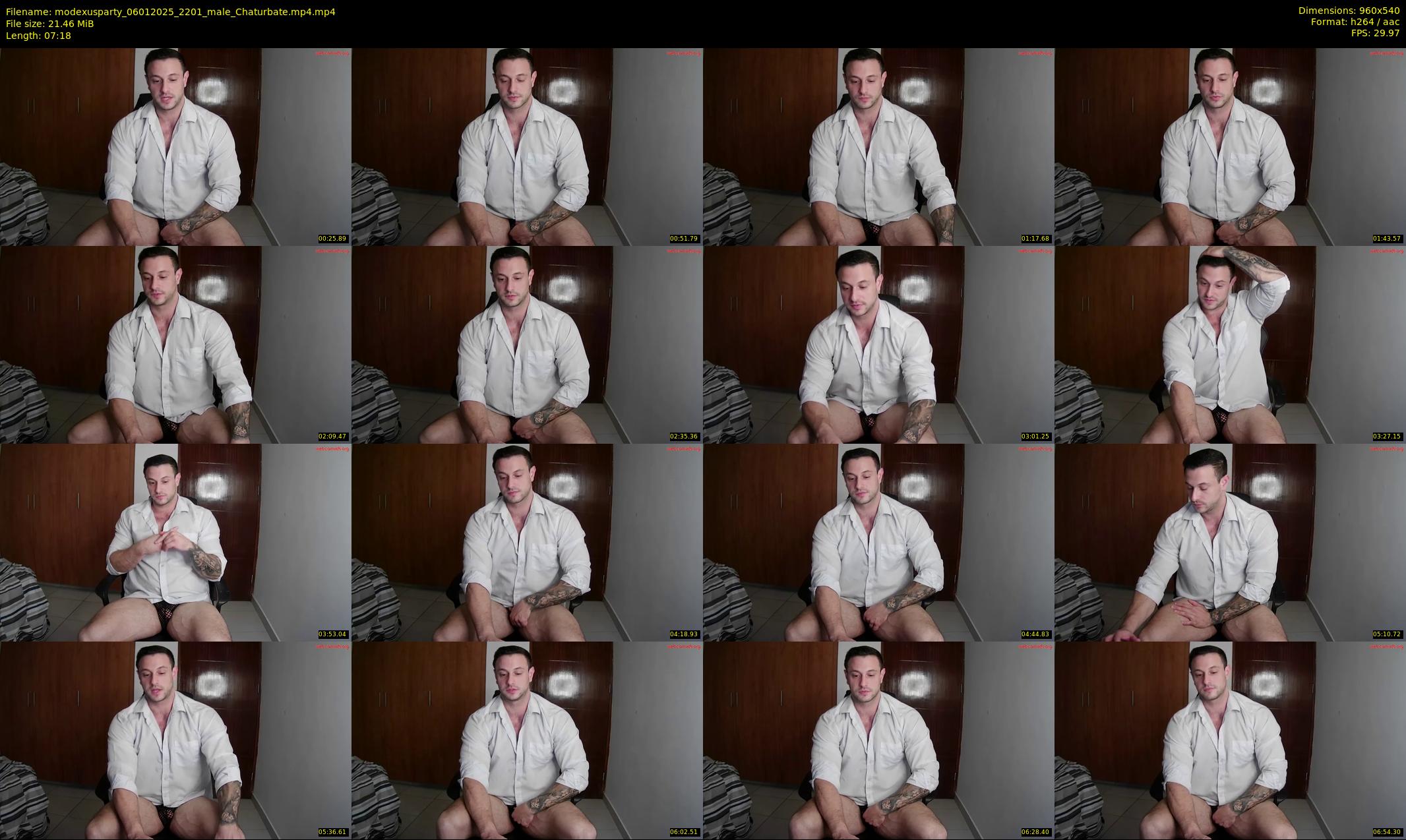 modexusparty — 8 minute Chaturbate male cam show recording, 480p, Jan 6, 2025