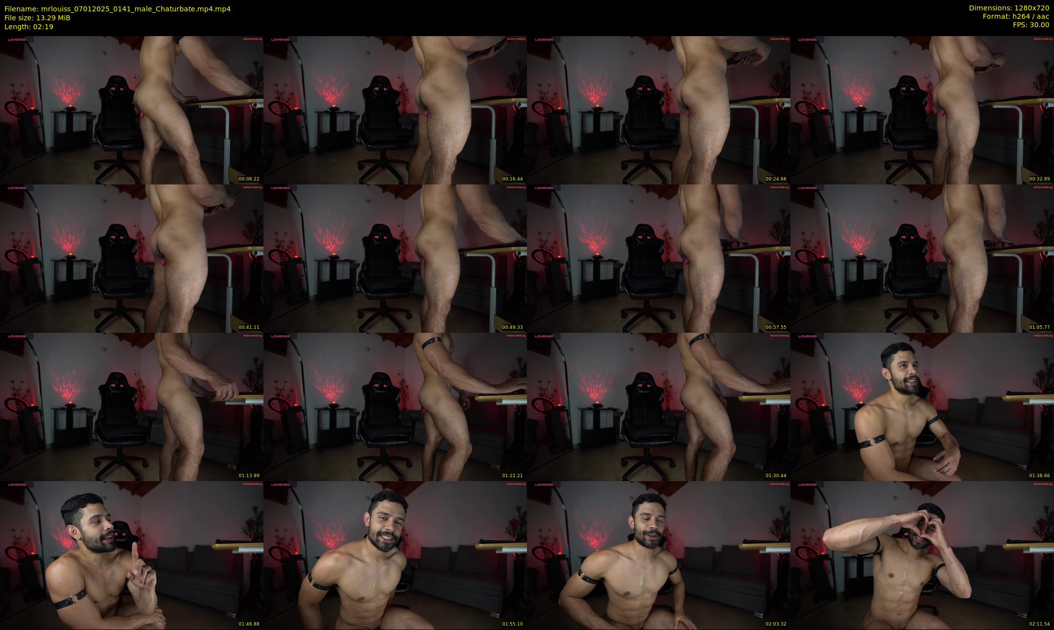 mrlouiss — 3 minute Chaturbate male cam show recording, 720p, Jan 7, 2025
